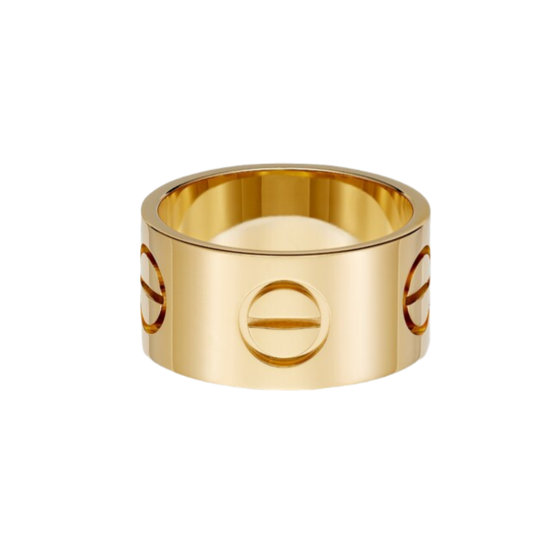 CTRV014 18K LOVE ring, large model - ccjewelryacc