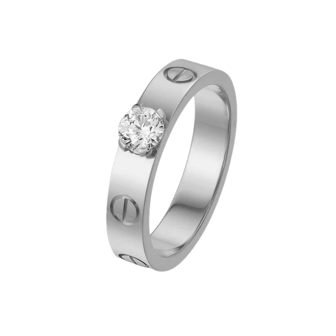 CTRV019 18K Cartier LOVE solitaire, brilliant-cut diamond - ccjewelryacc