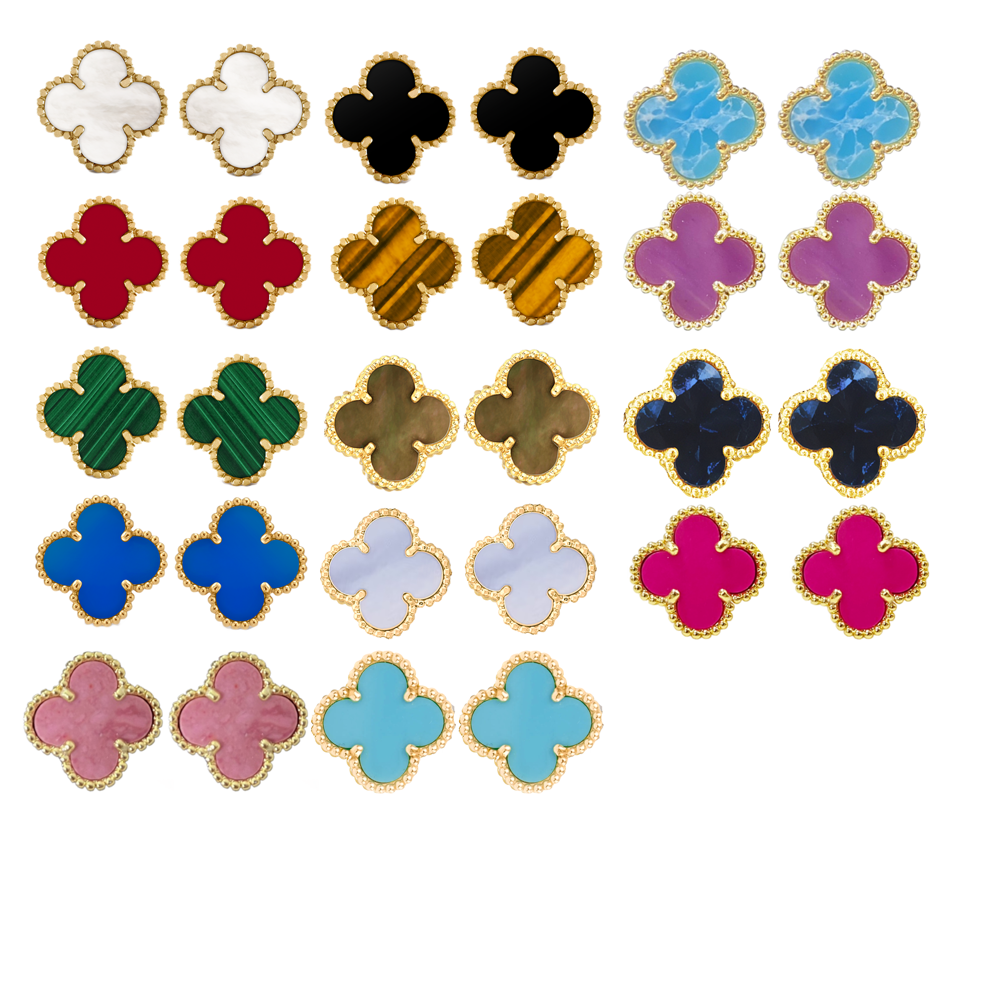 VCE018 VCA vintage alhambra earring clips - ccjewelryacc