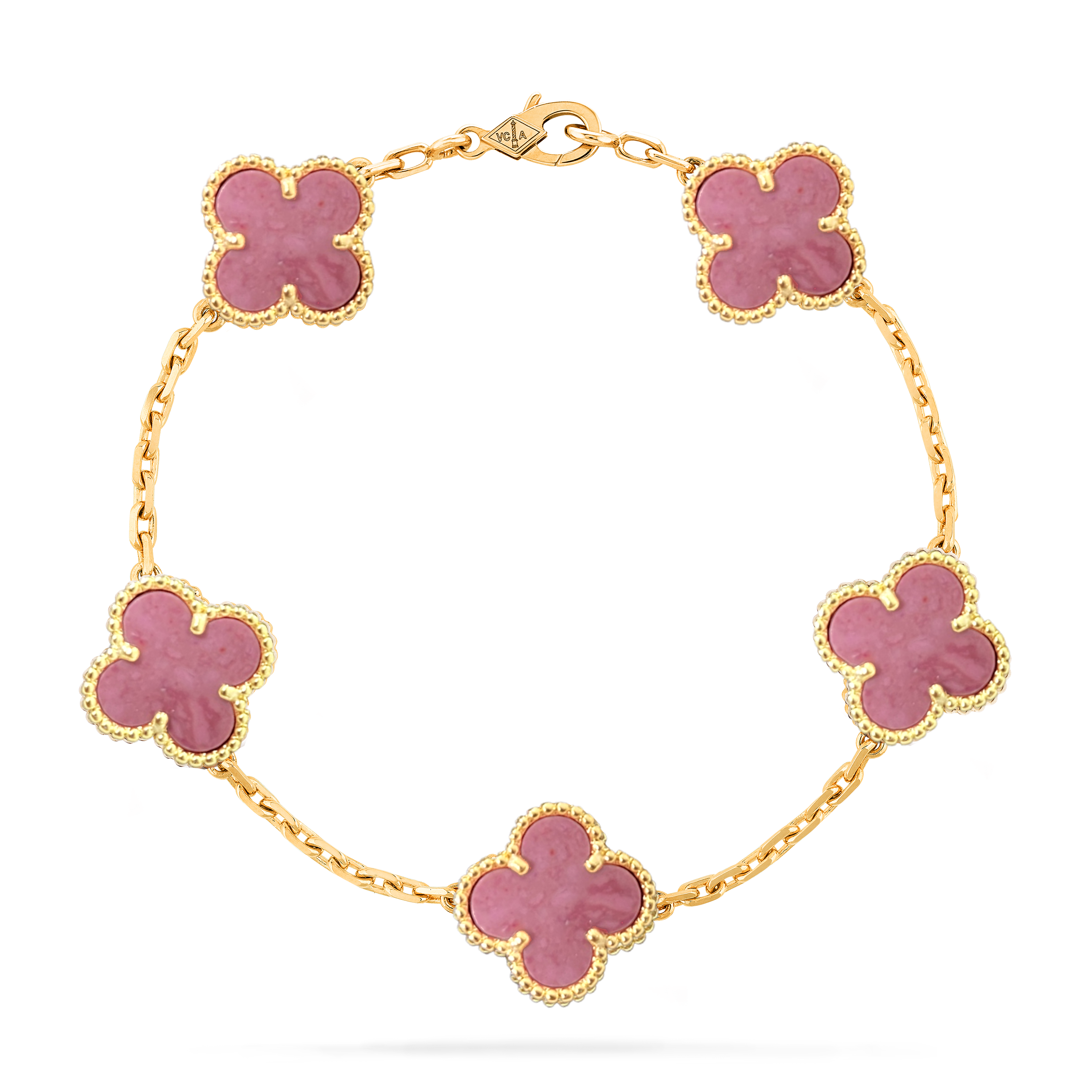 VCS030 Four leaf cover Bracelet 5 motifs Gold/Rose gold/White gold - ccjewelryacc