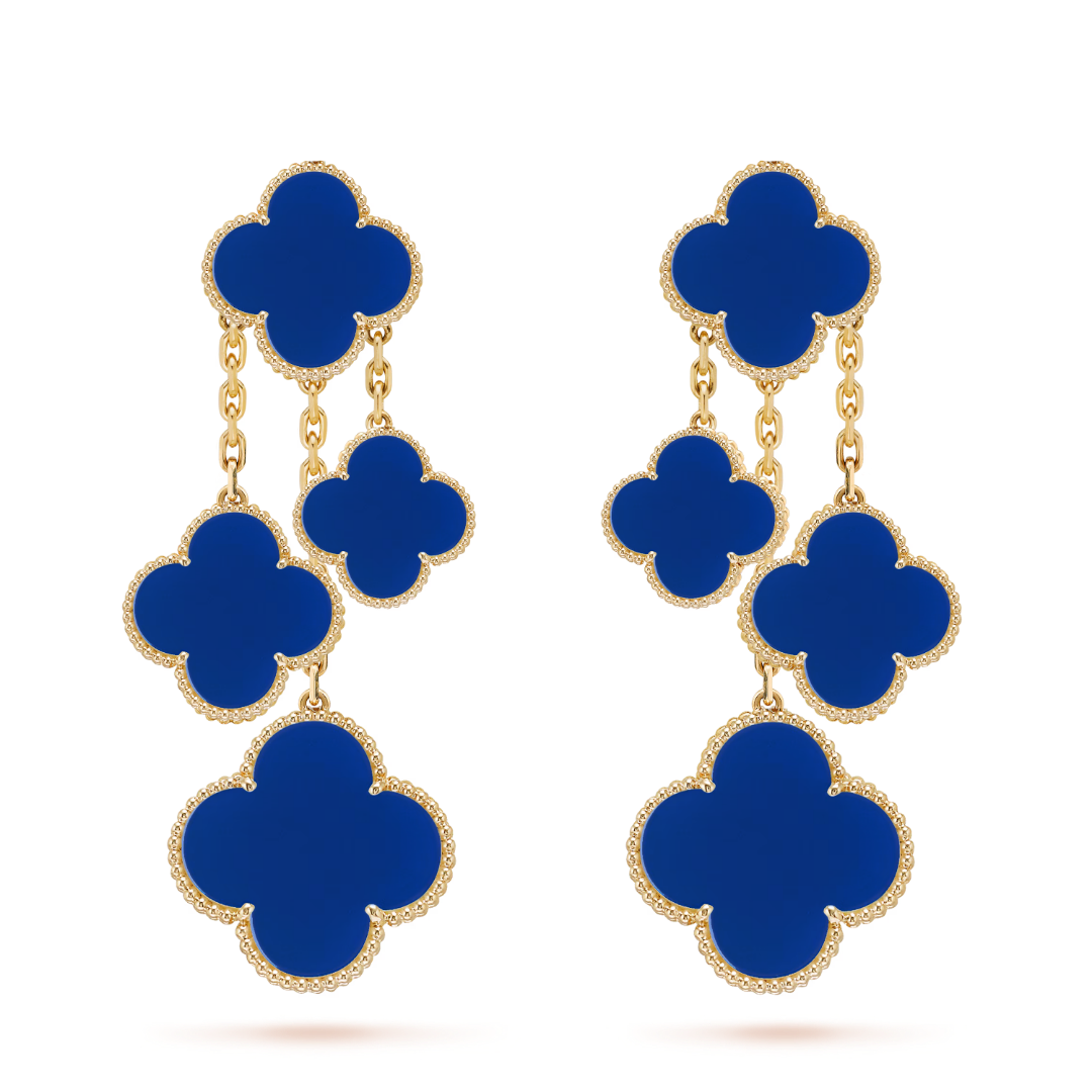 VCE029 VCA Vintage Magic Alhambra clip earring 4 motifs - ccjewelryacc