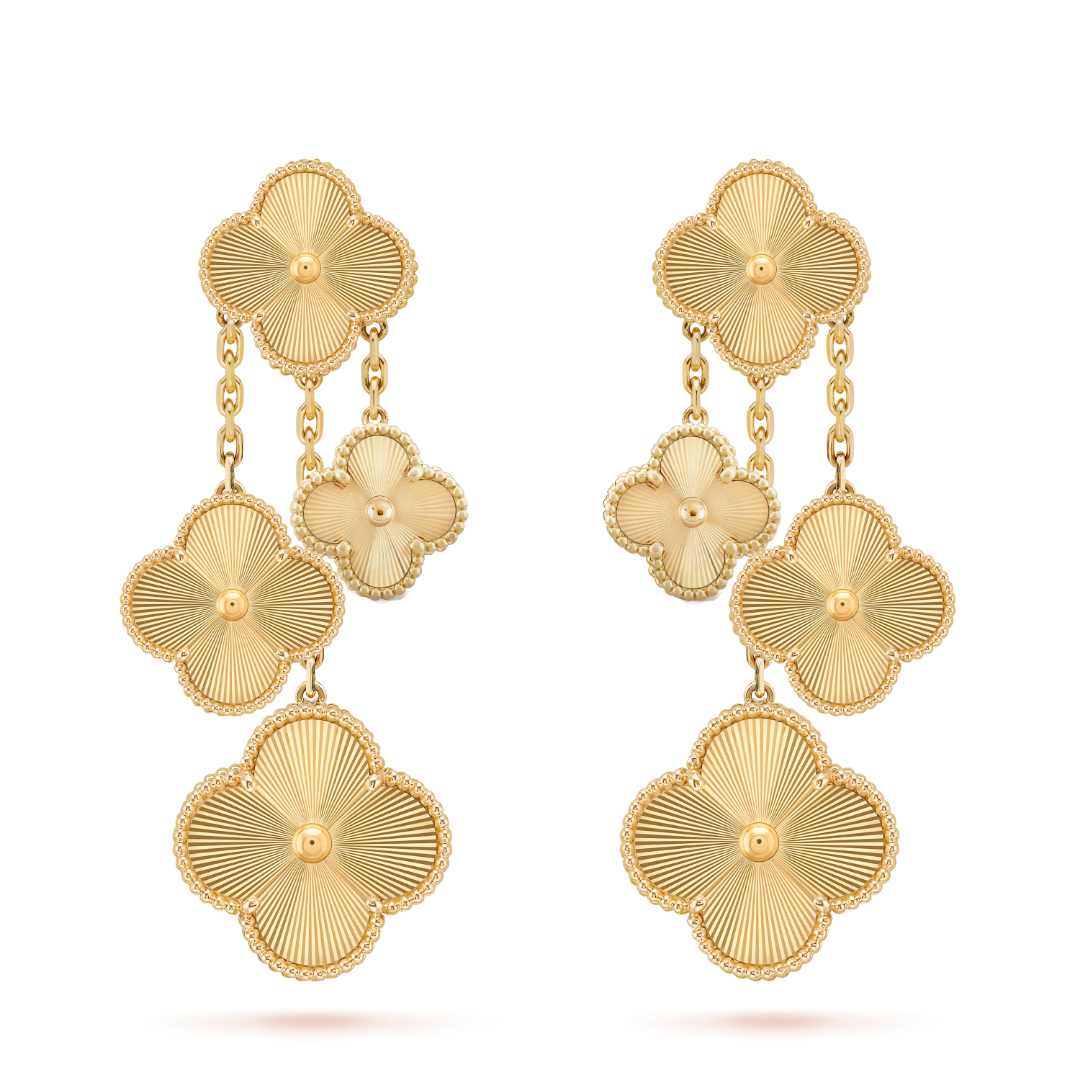 VCE002 VCA Vintage Magic Alhambra earring 4 motifs - ccjewelryacc