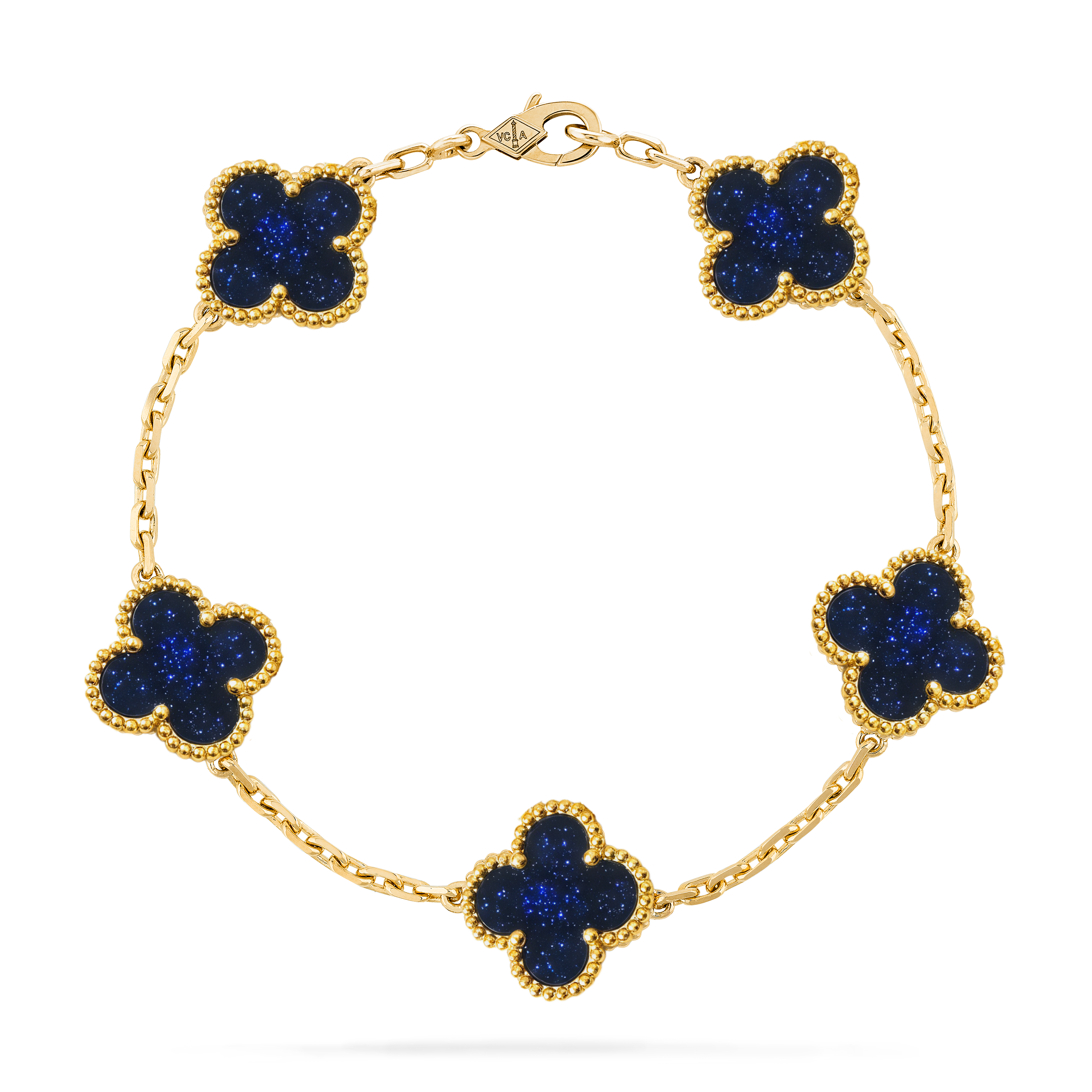 VCS030 Four leaf cover Bracelet 5 motifs Gold/Rose gold/White gold - ccjewelryacc