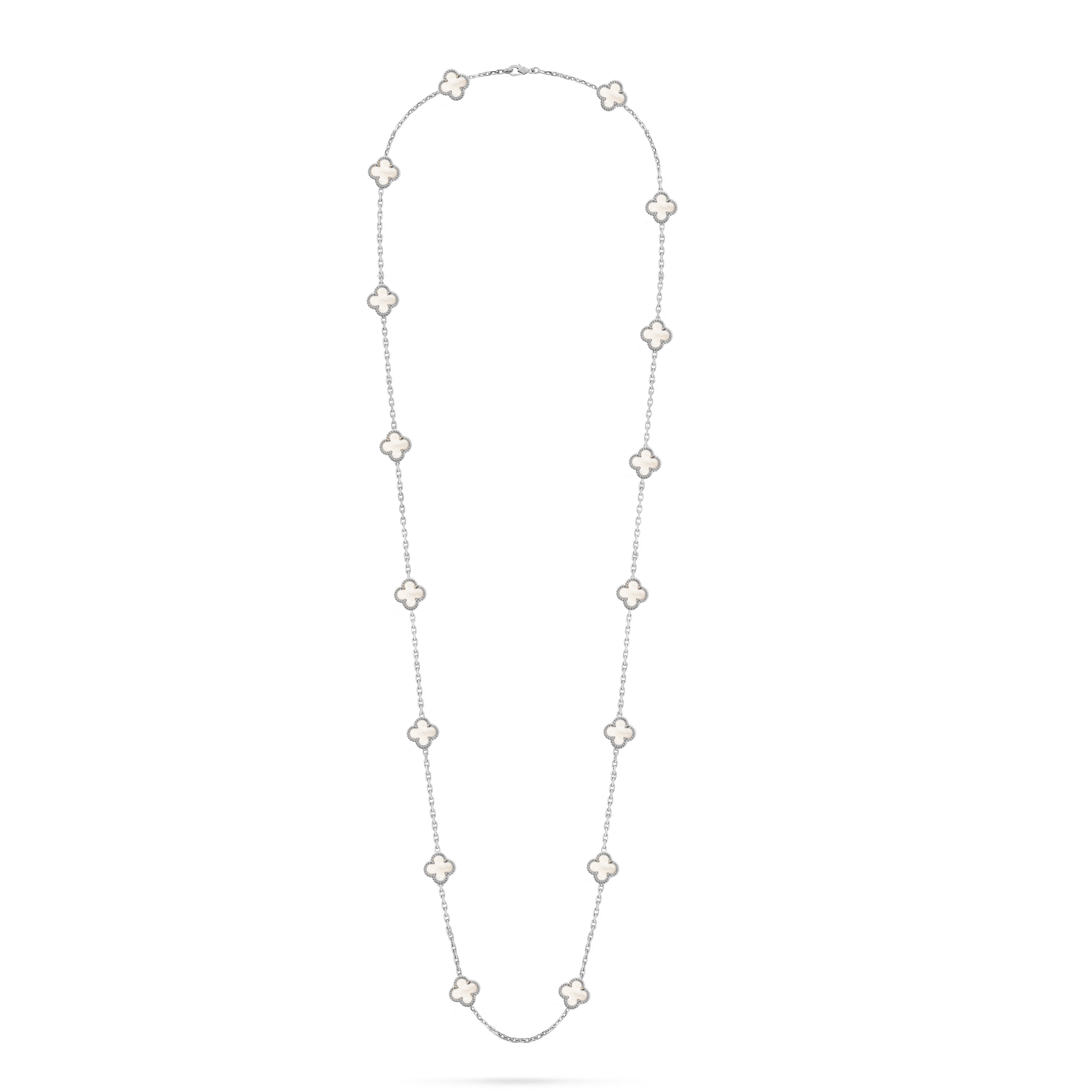 VCN003 Mini Van cleef & arpels sweet alhambra Long necklace 16 motifs - ccjewelryacc