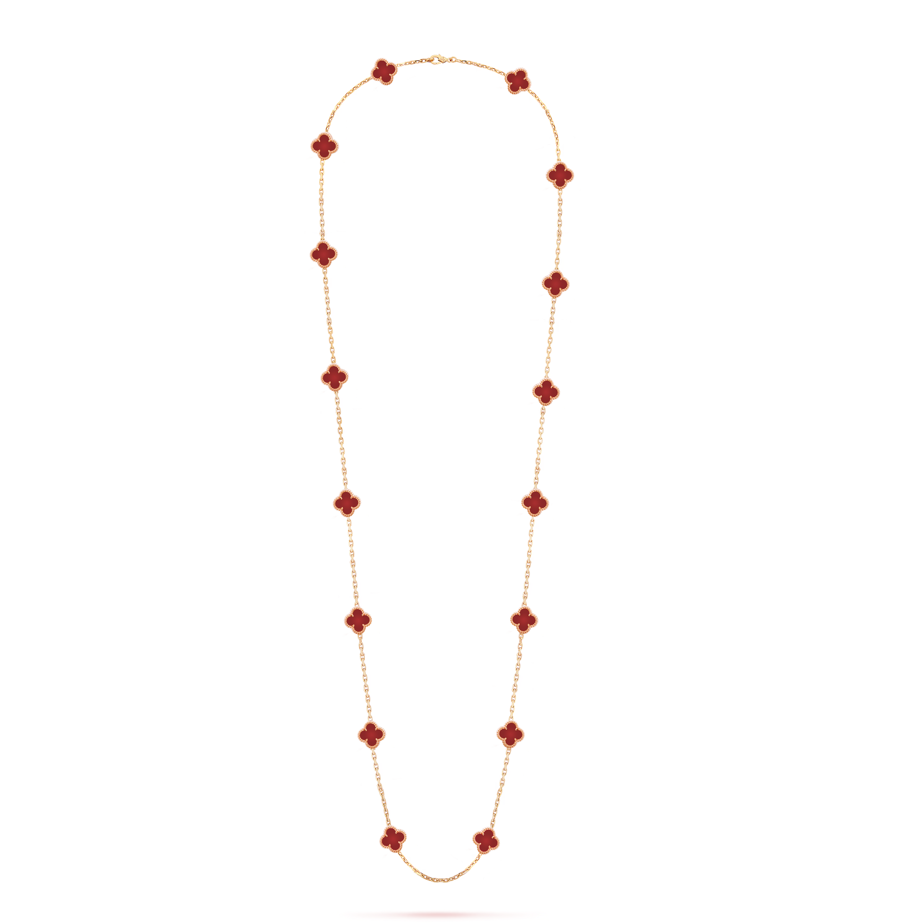 VCN003 Mini Van cleef & arpels sweet alhambra Long necklace 16 motifs - ccjewelryacc