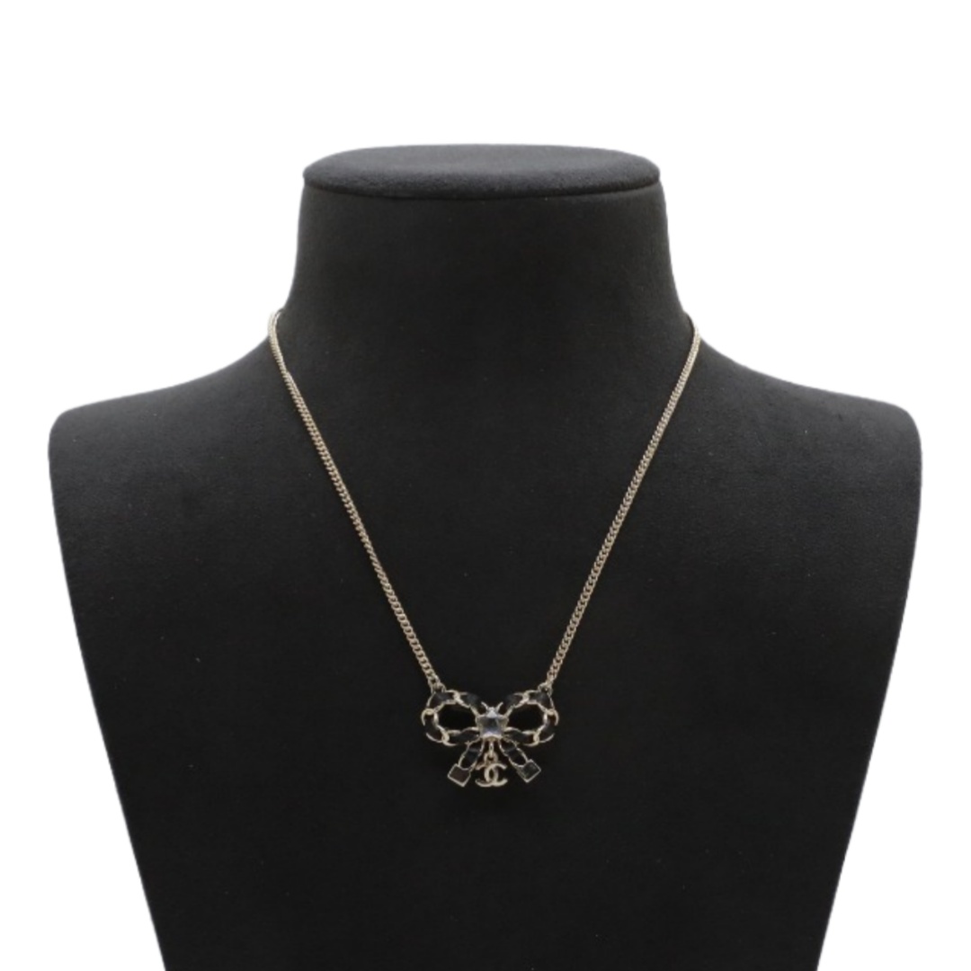 CCN041 Chanel metal leater bow choker Necklace for women - ccjewelryacc
