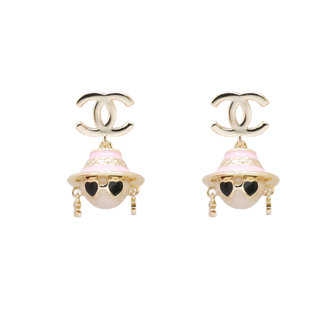 CCE362 Chanel cartoon doll dangle earrings for women - ccjewelryacc