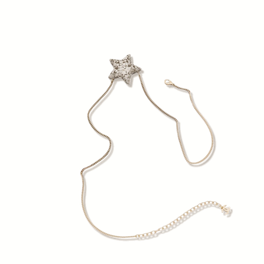 CCN139 Chanel hollow-out star choker necklace for women - ccjewelryacc