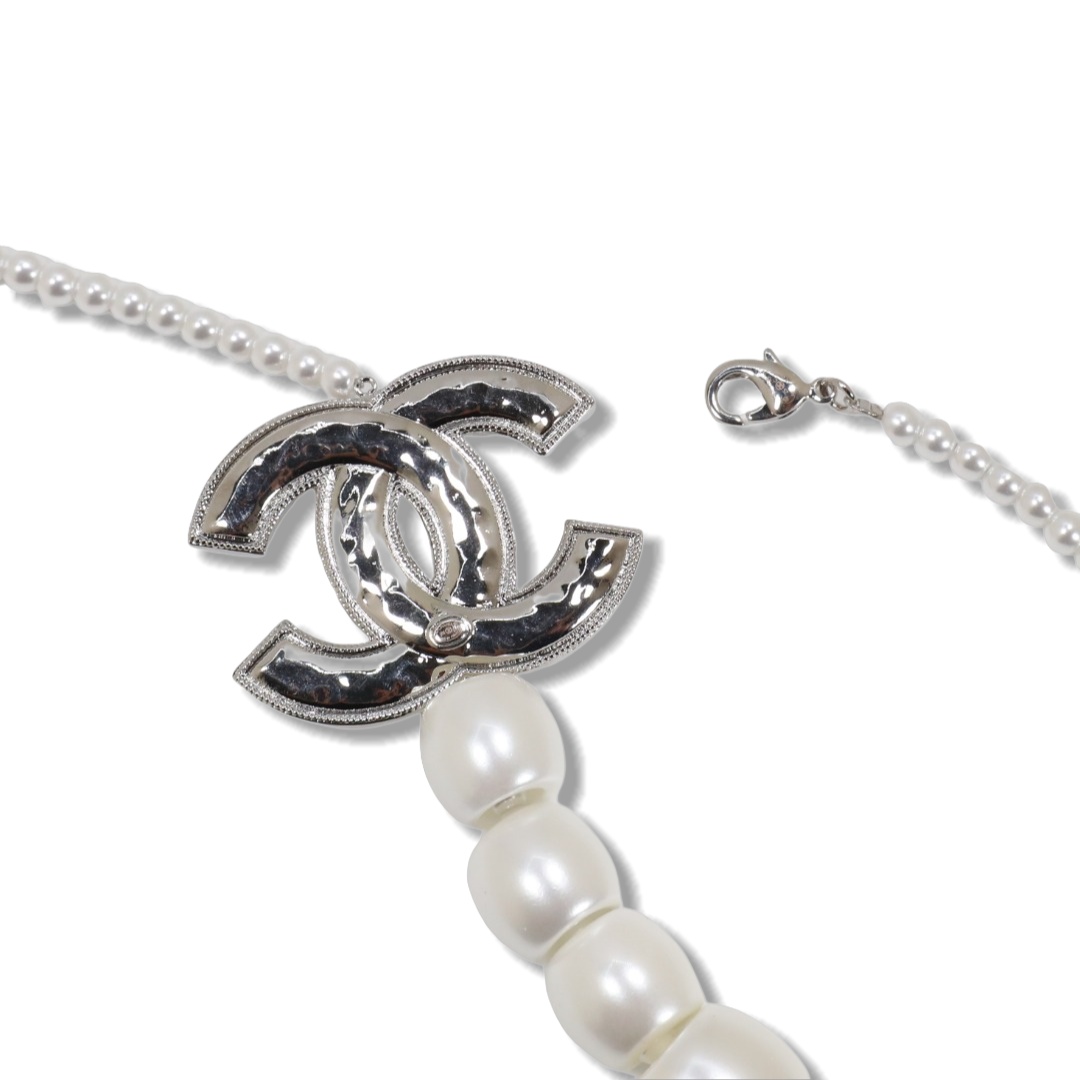 CCN503 Chanel chunky Pearl choker necklace - ccjewelryacc