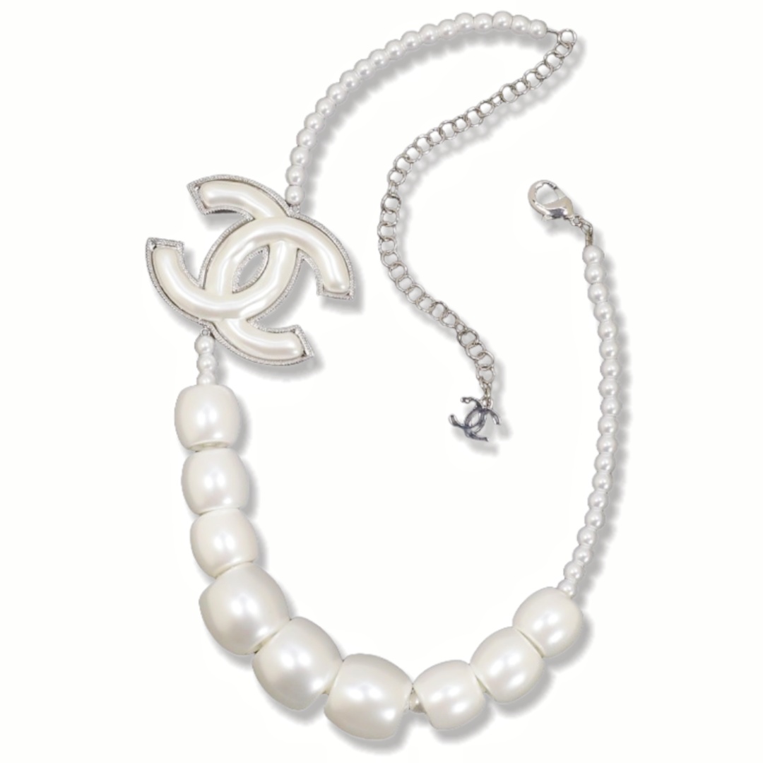CCN503 Chanel chunky Pearl choker necklace - ccjewelryacc