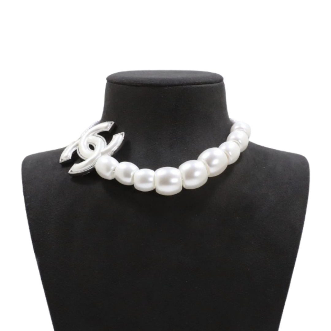 CCN503 Chanel chunky Pearl choker necklace - ccjewelryacc