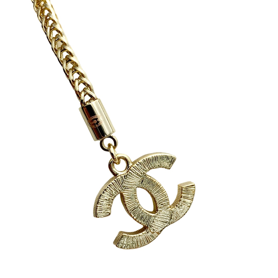 CCE671 Chanel chain tassels earrings - ccjewelryacc