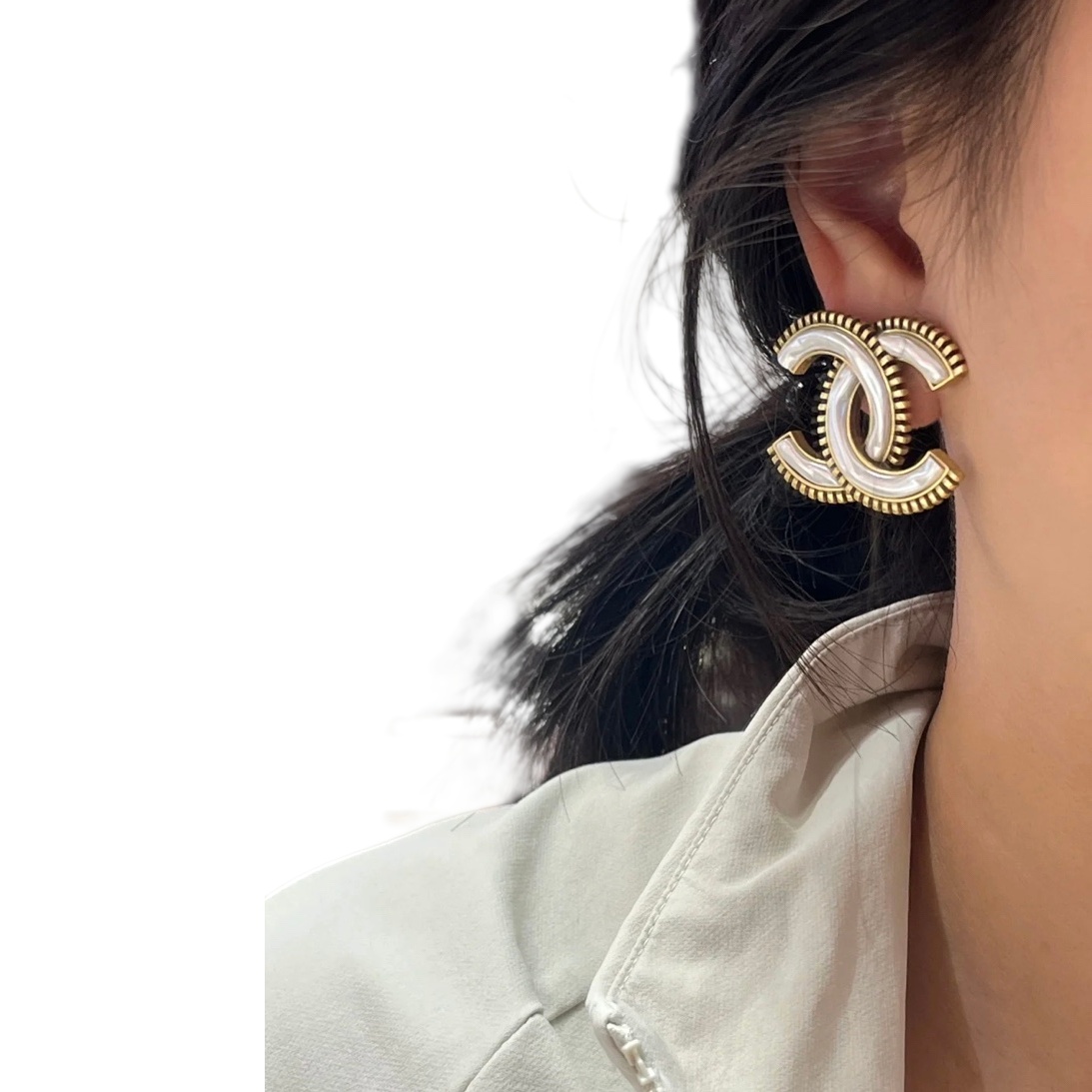 CCE666 Vintage chanel cc logo dangle Earring For Women - ccjewelryacc