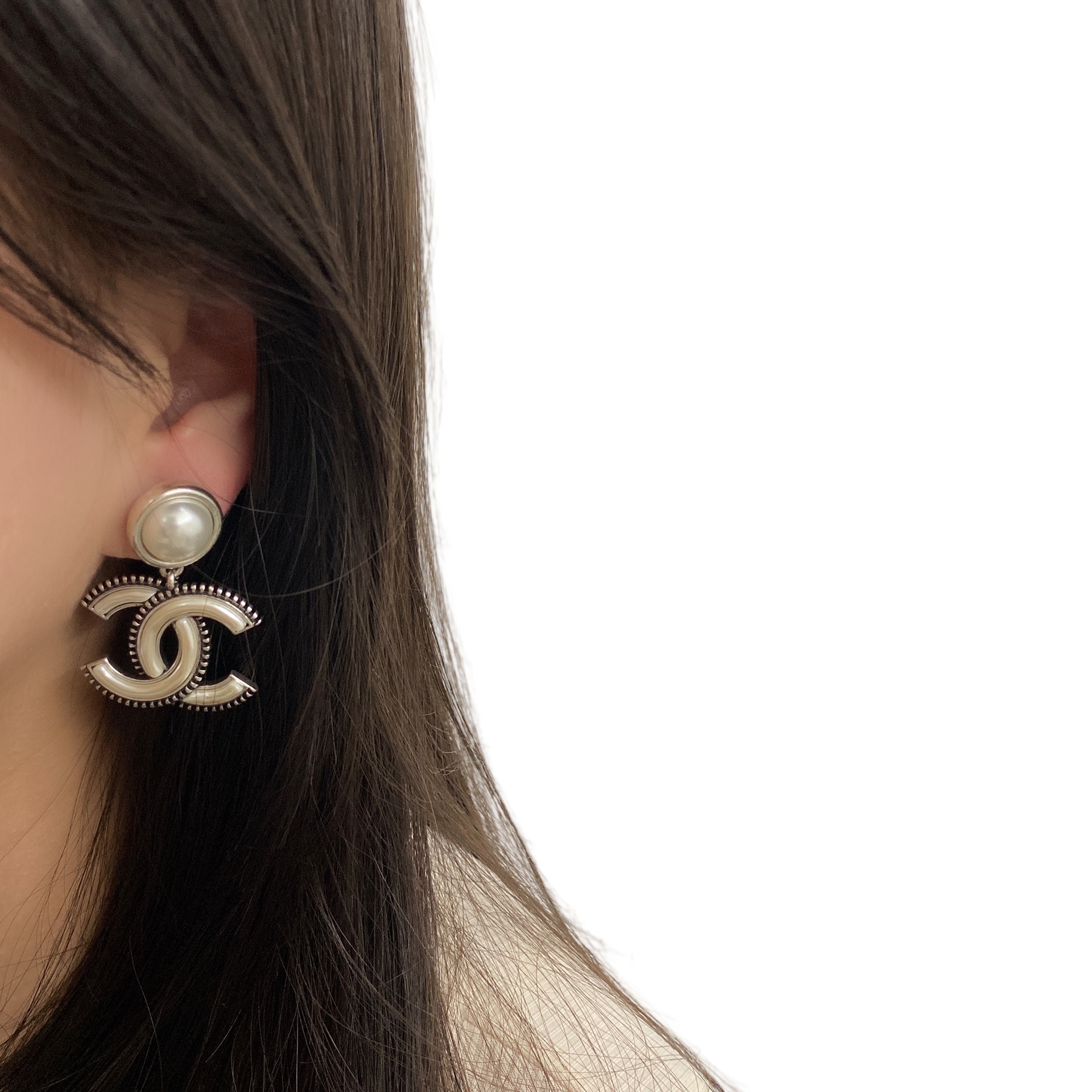 CCE666 Vintage chanel cc logo dangle Earring For Women - ccjewelryacc