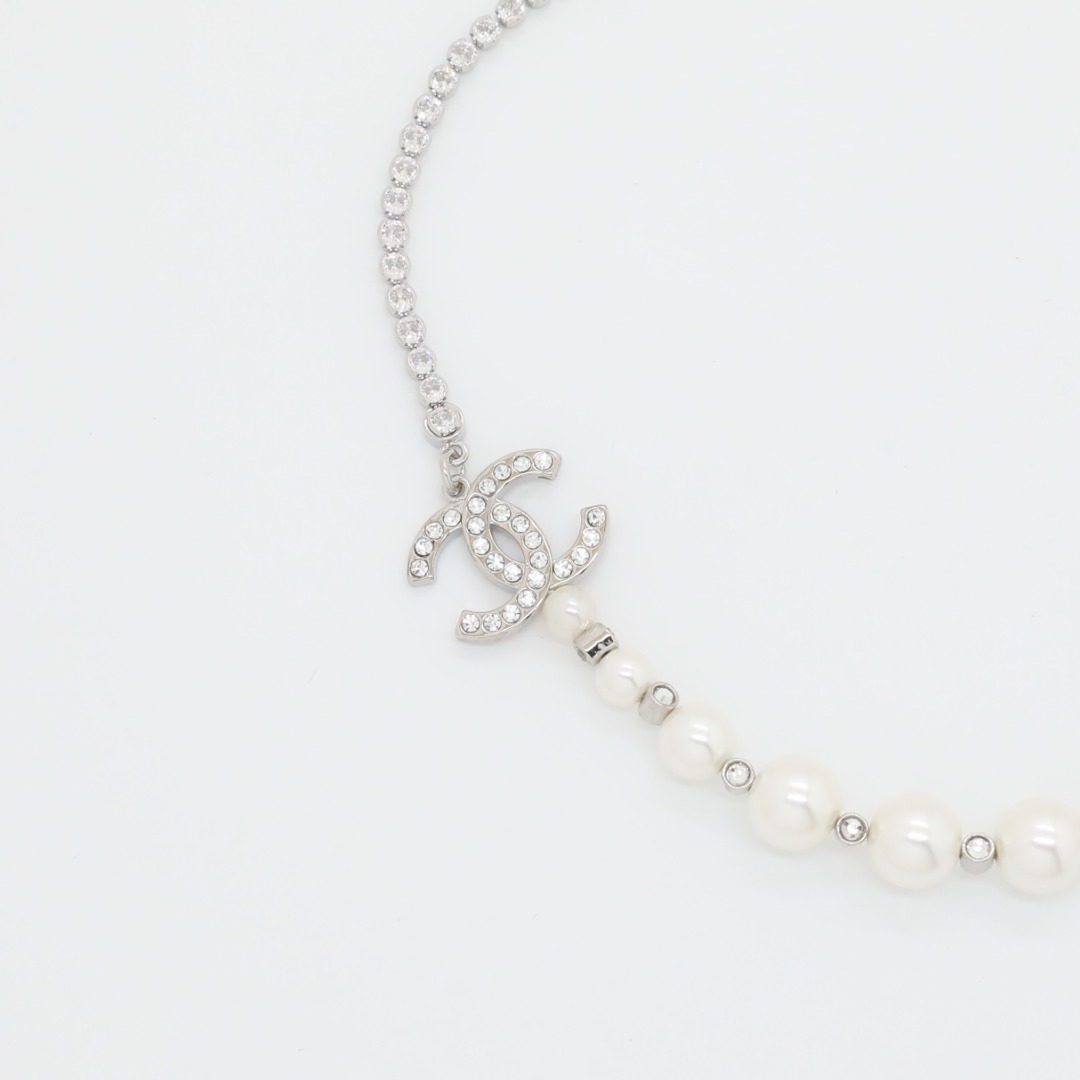 CCN229 Chanel pearl choker necklace - ccjewelryacc