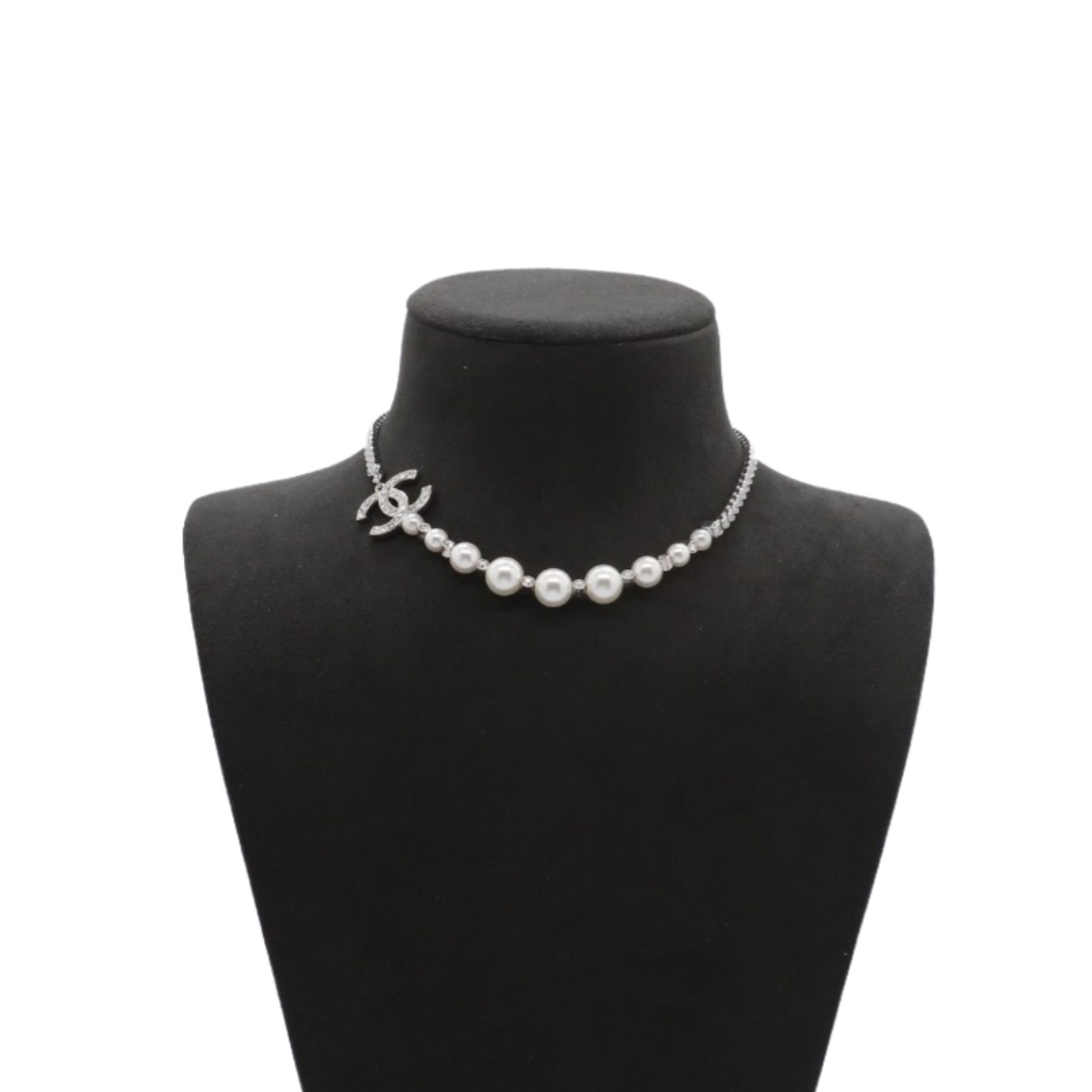 CCN229 Chanel pearl choker necklace - ccjewelryacc