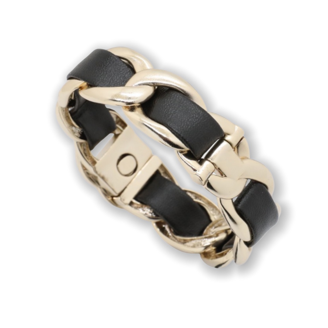 CCS124 Chanel Metal letter bracelet - ccjewelryacc