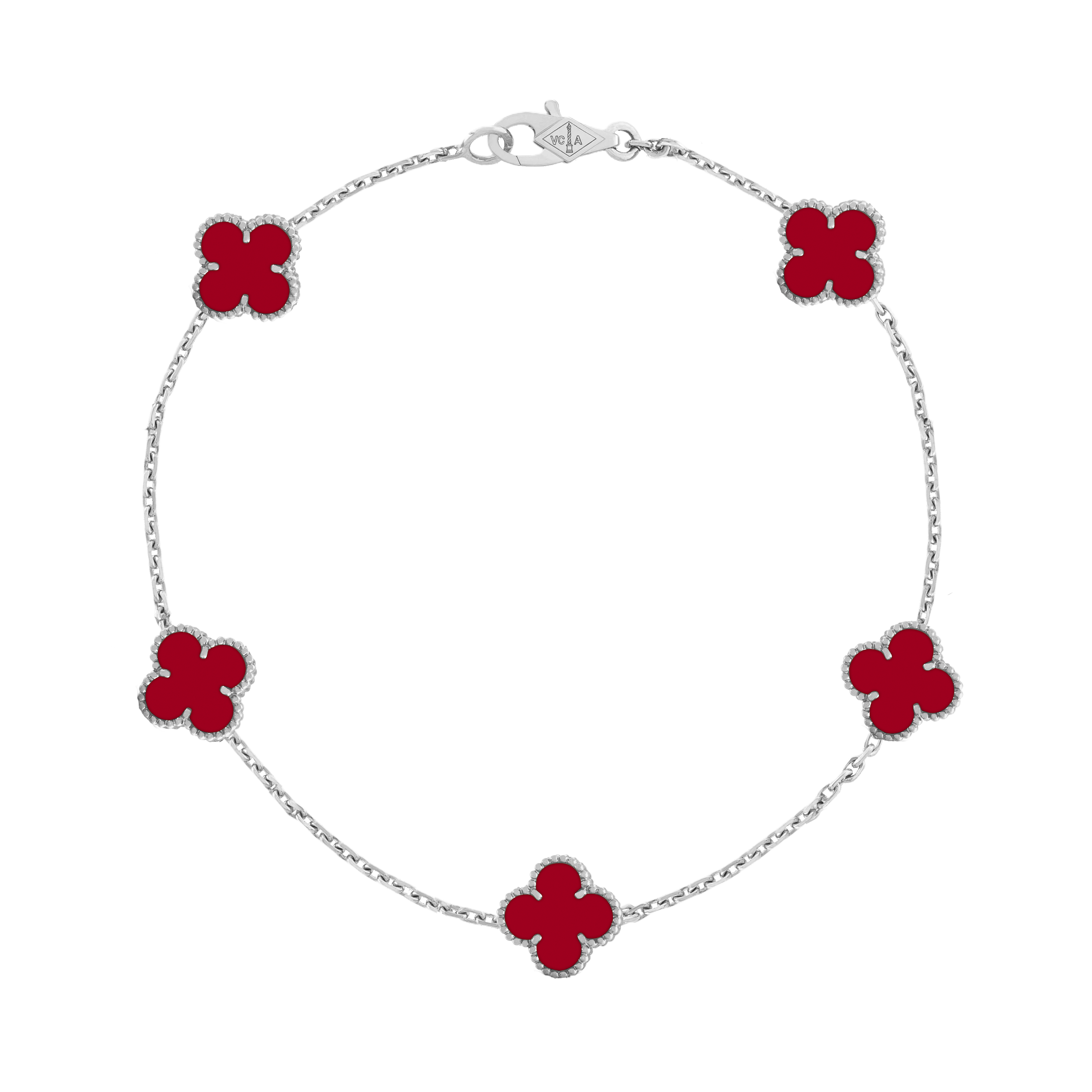 VCS036 Mini Van cleef sweet alhambra bracelet 5 motifs - ccjewelryacc