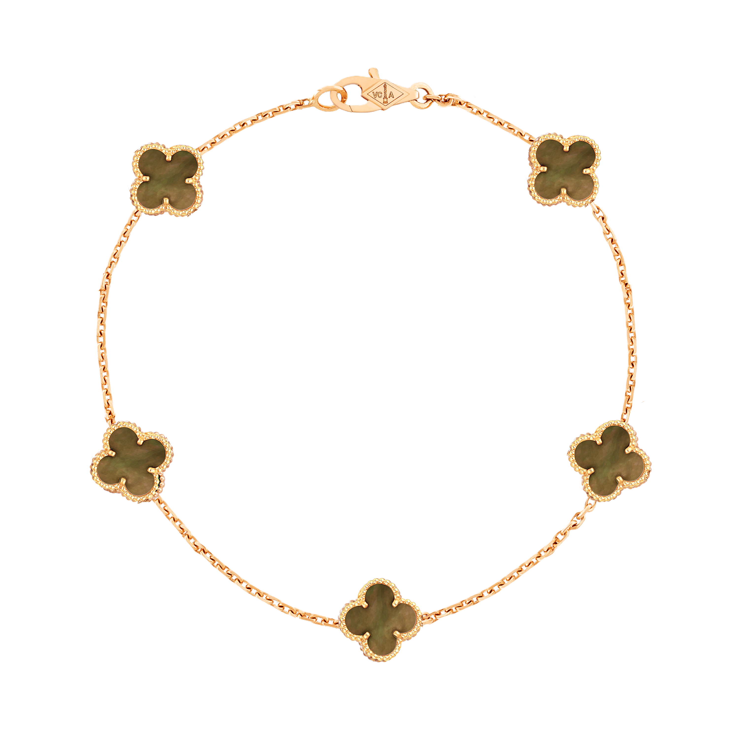 VCS036 Mini Van cleef sweet alhambra bracelet 5 motifs - ccjewelryacc