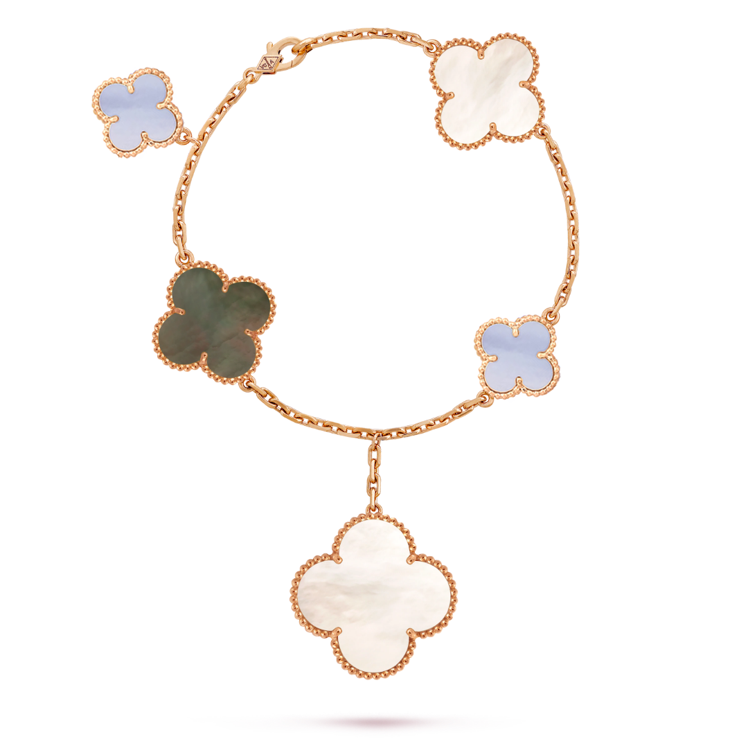 VCS015 Van cleef magic alhambra bracelet 5 motifs - ccjewelryacc