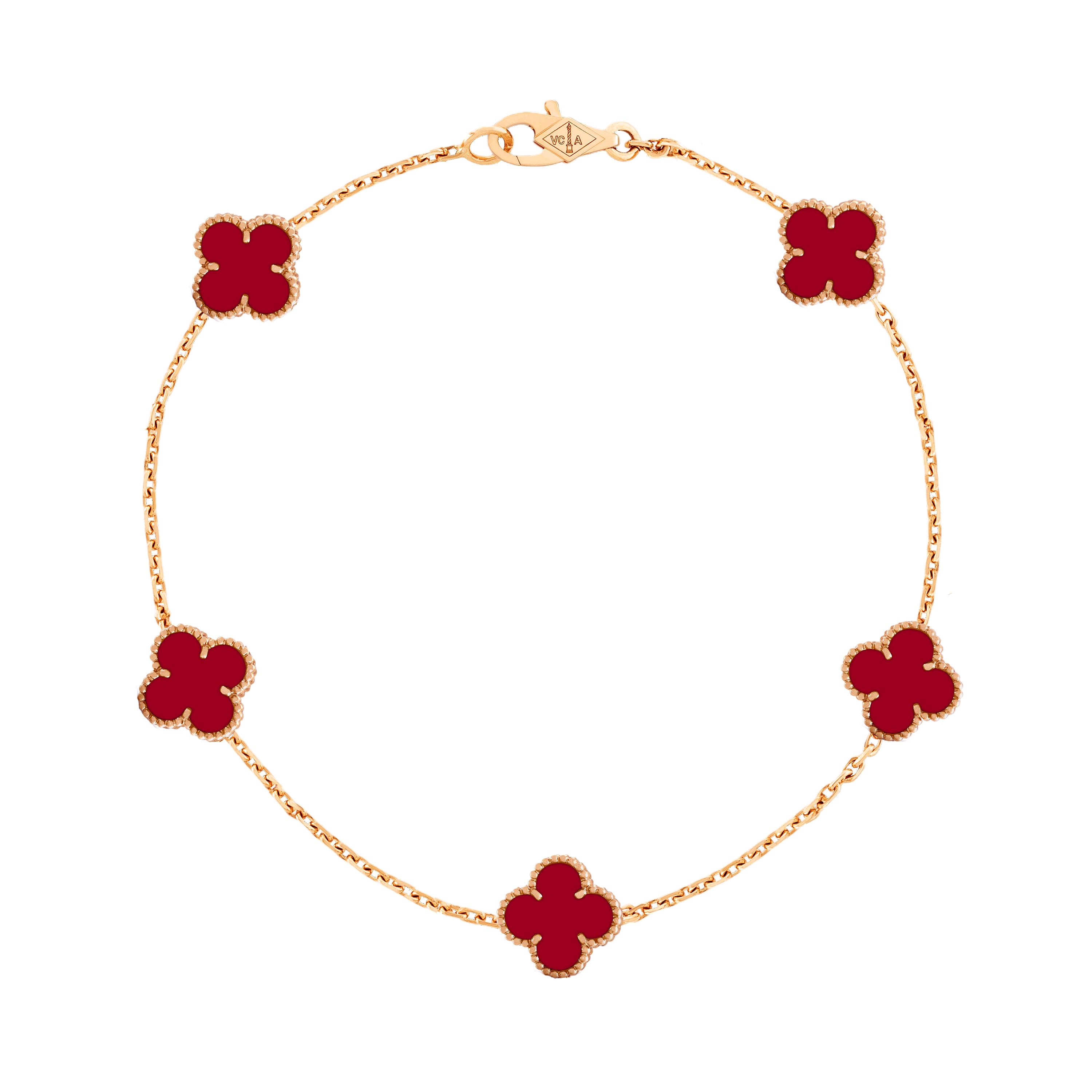VCS036 Mini Van cleef sweet alhambra bracelet 5 motifs - ccjewelryacc