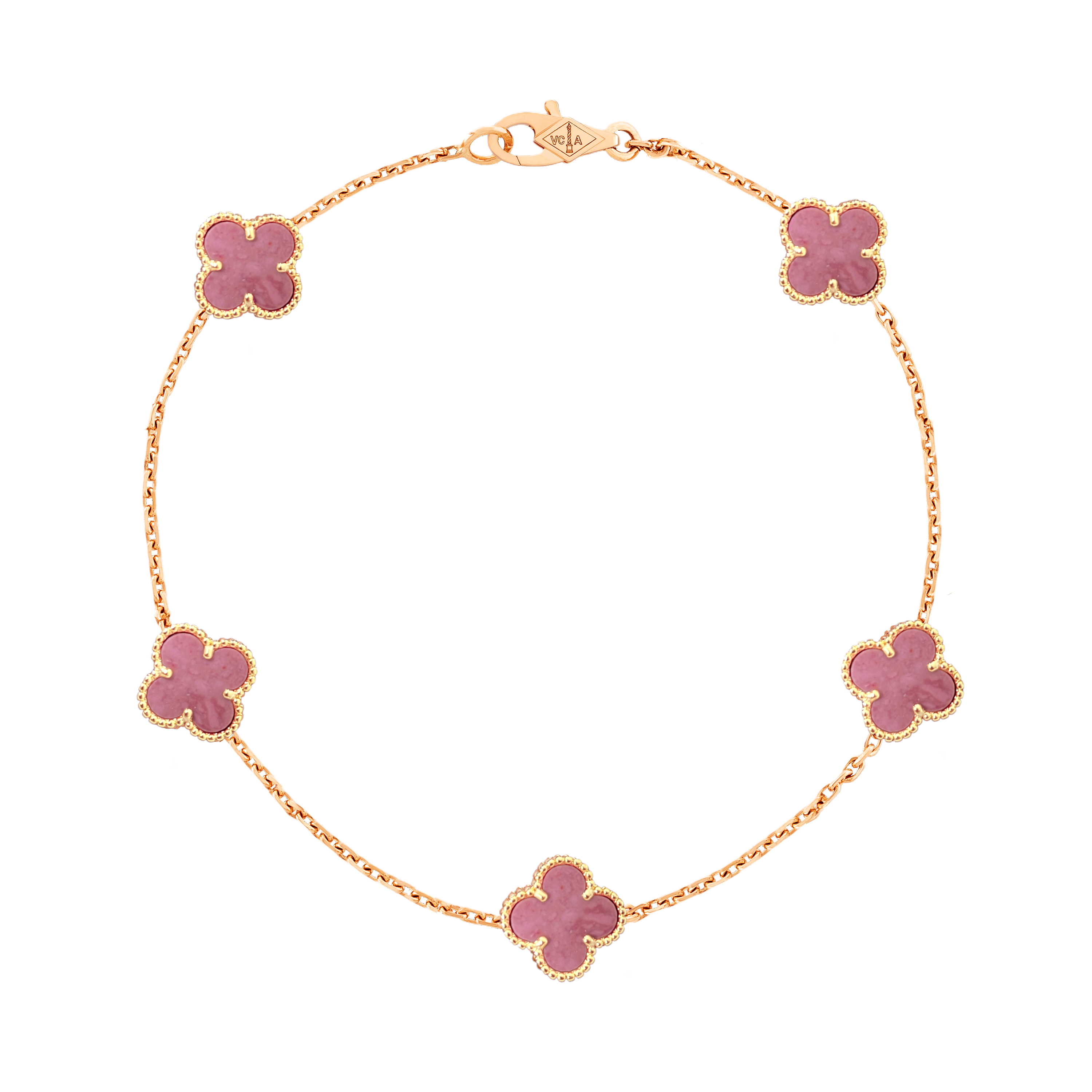 VCS036 Mini Van cleef sweet alhambra bracelet 5 motifs - ccjewelryacc