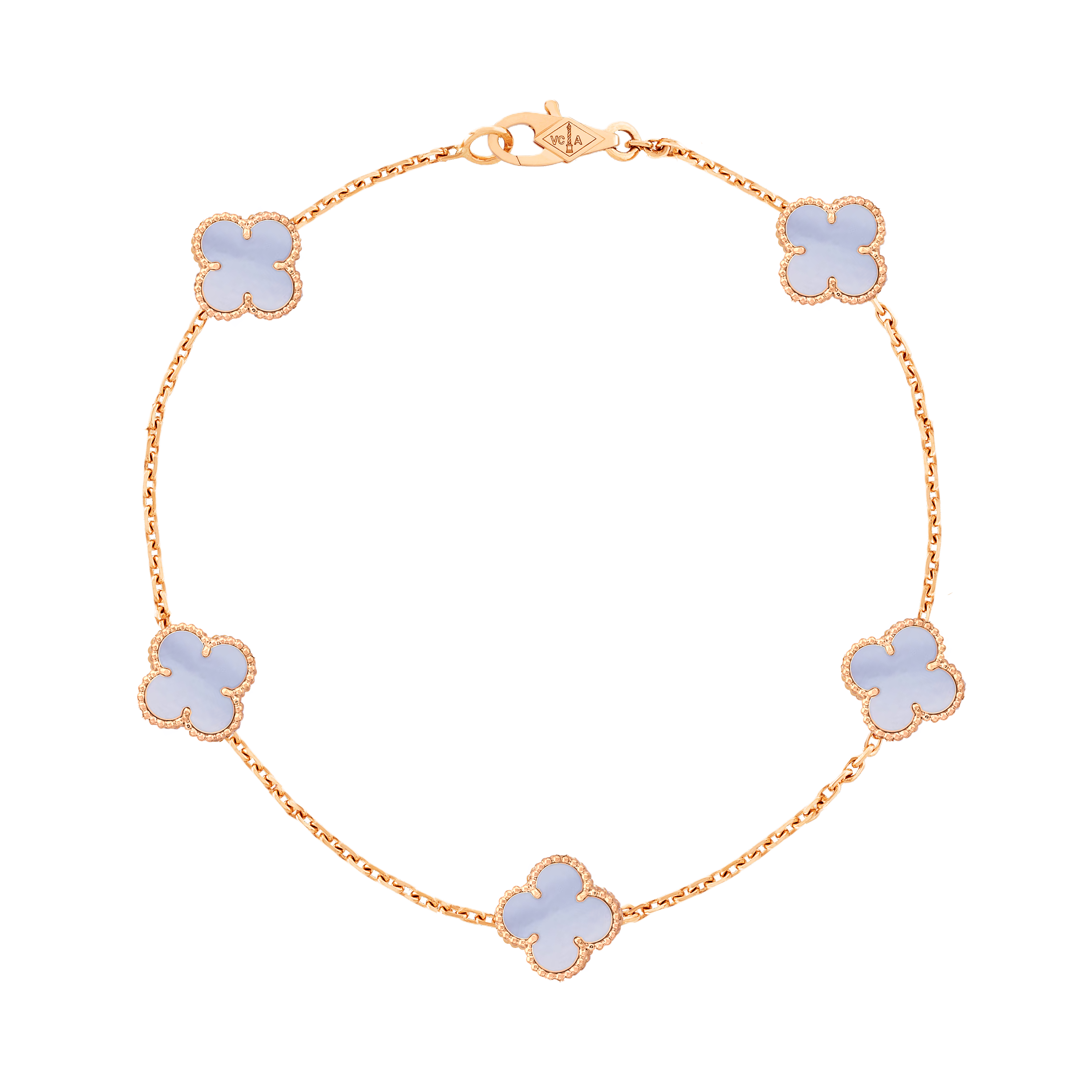 VCS036 Mini Van cleef sweet alhambra bracelet 5 motifs - ccjewelryacc