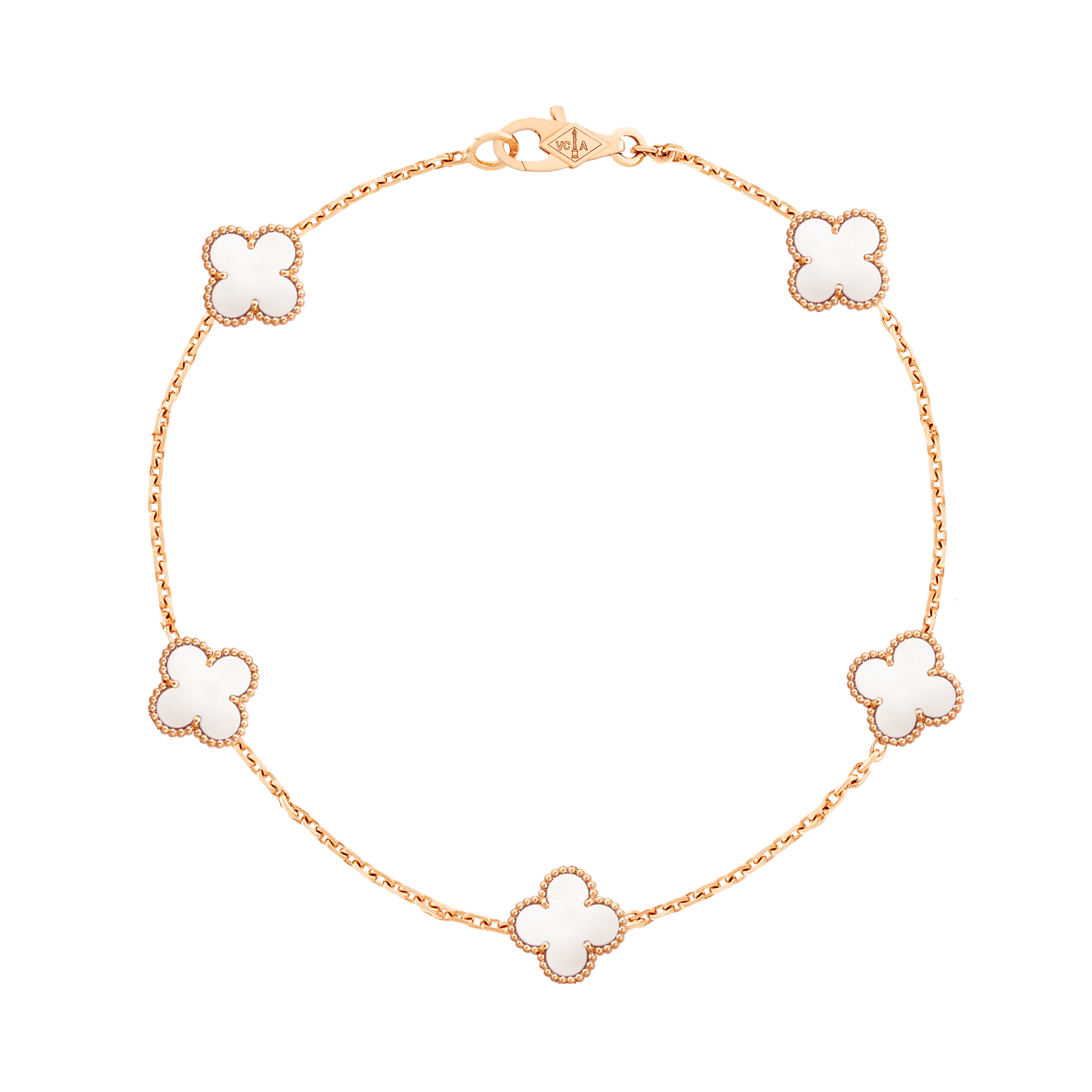 VCS036 Mini Van cleef sweet alhambra bracelet 5 motifs - ccjewelryacc