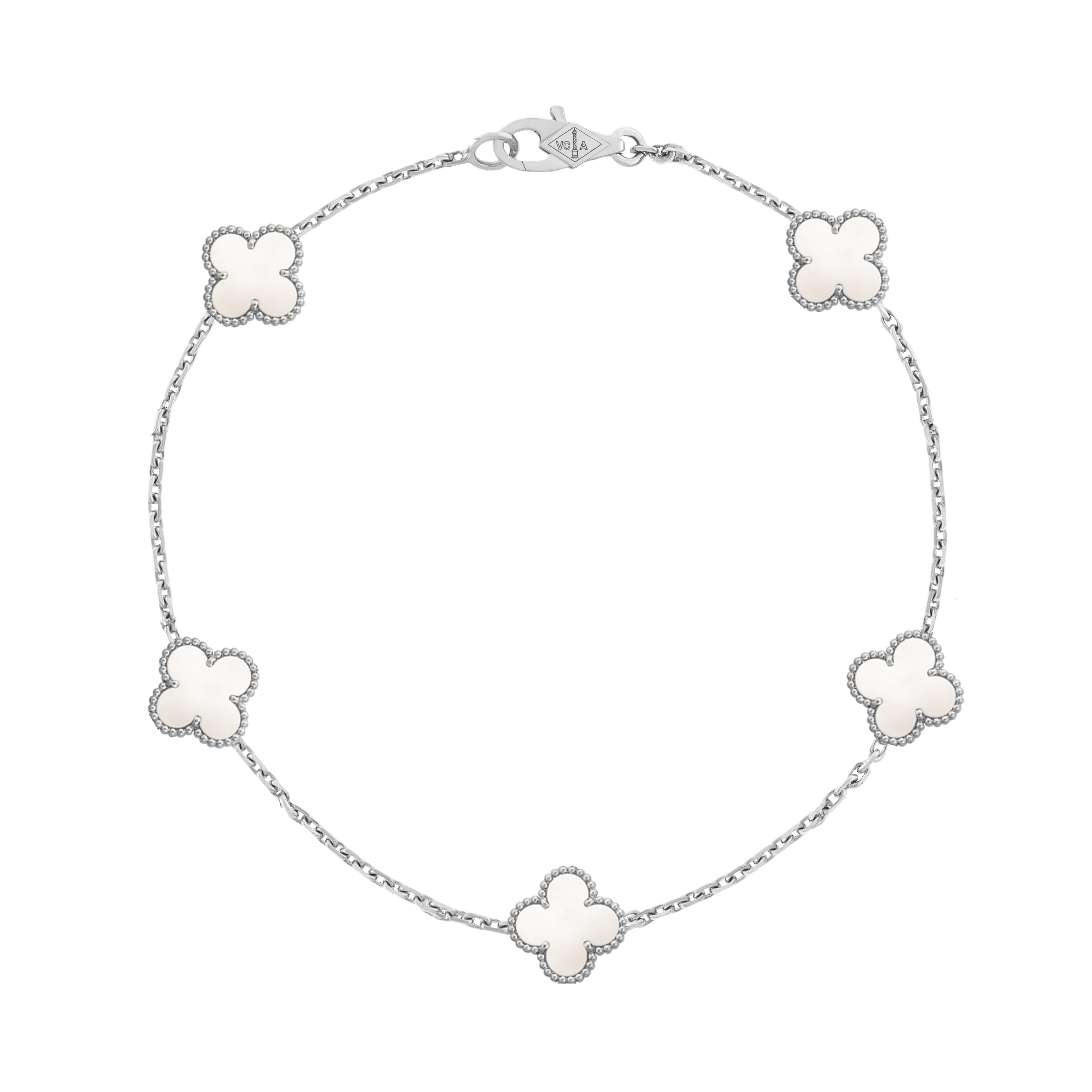 VCS036 Mini Van cleef sweet alhambra bracelet 5 motifs - ccjewelryacc