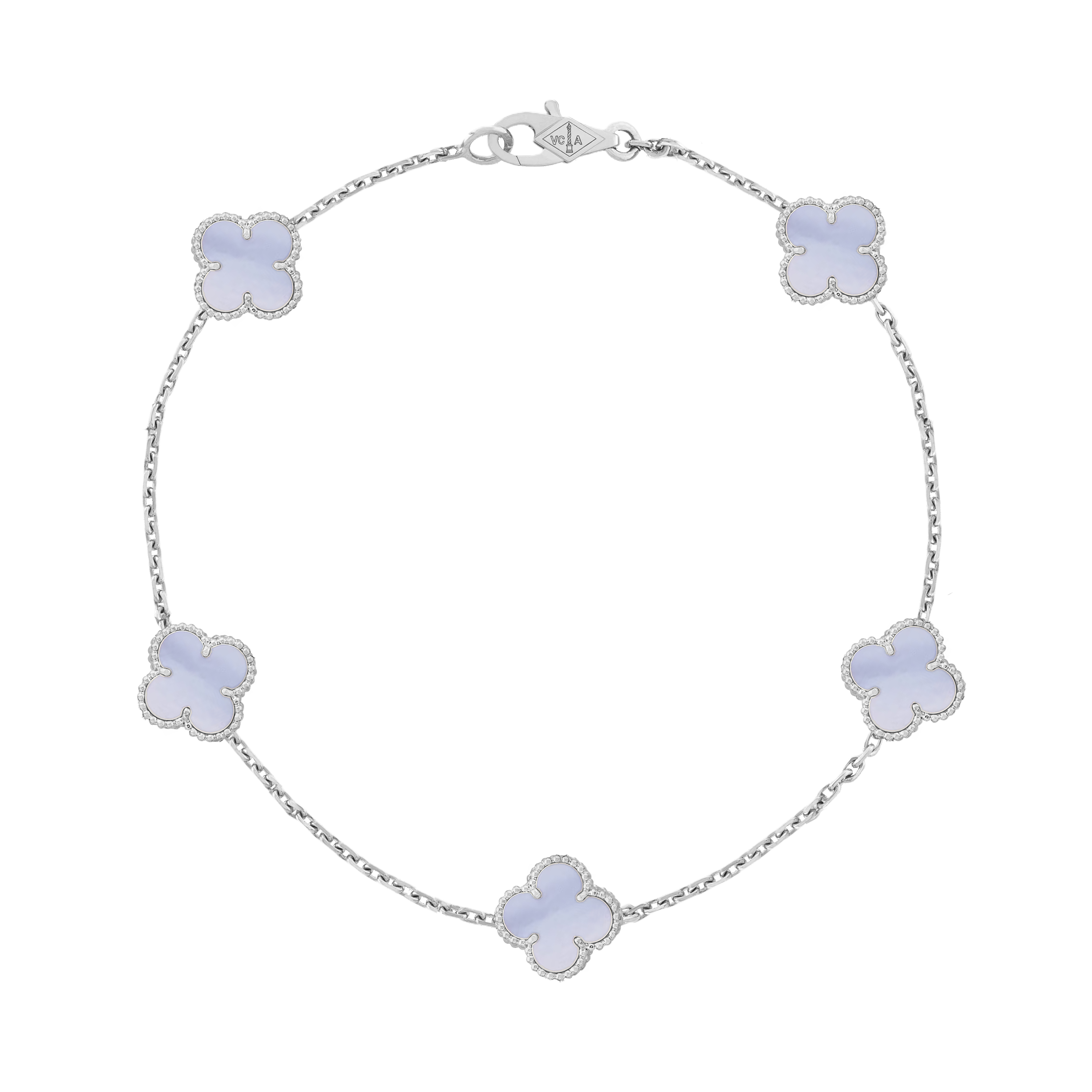 VCS036 Mini Van cleef sweet alhambra bracelet 5 motifs - ccjewelryacc