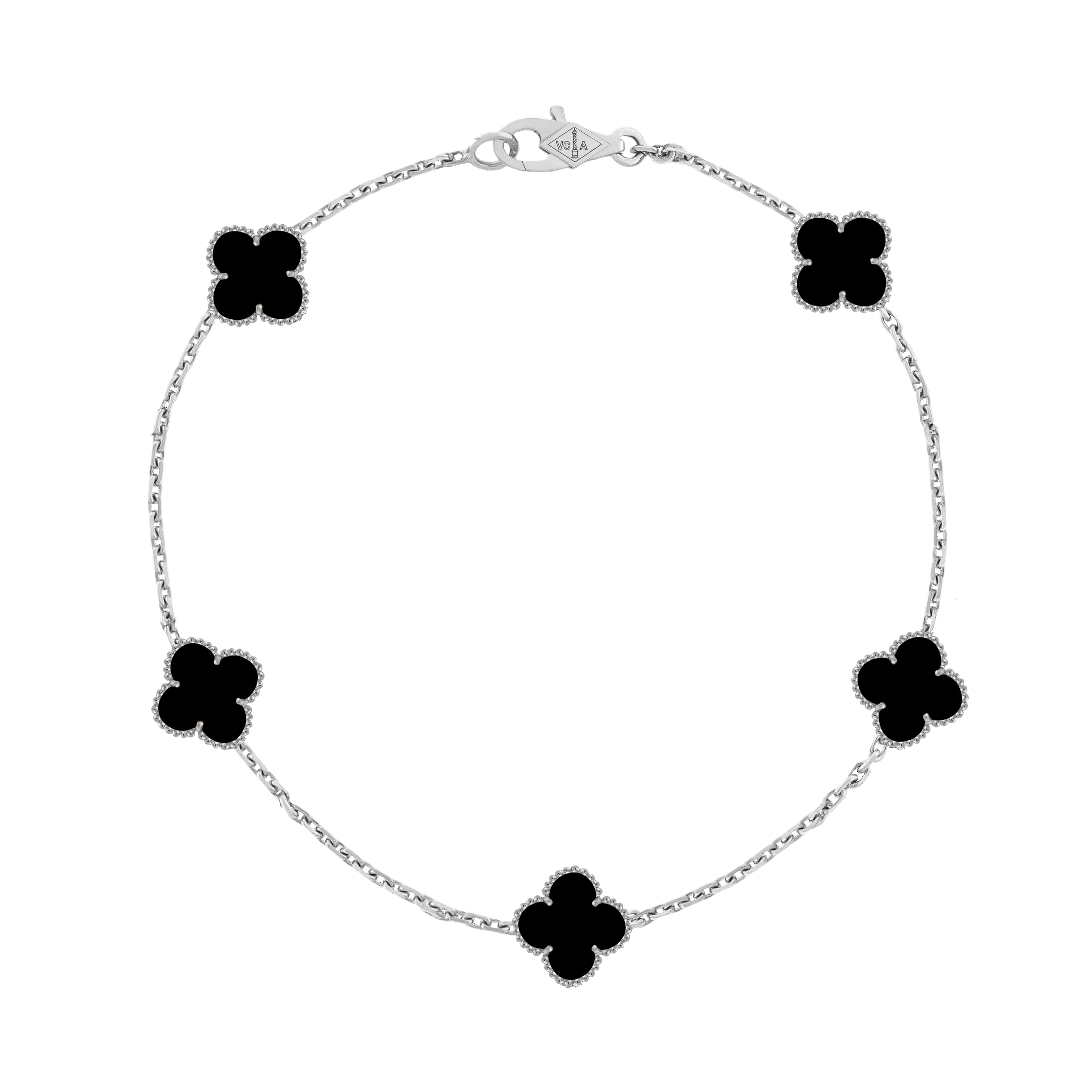 VCS036 Mini Van cleef sweet alhambra bracelet 5 motifs - ccjewelryacc
