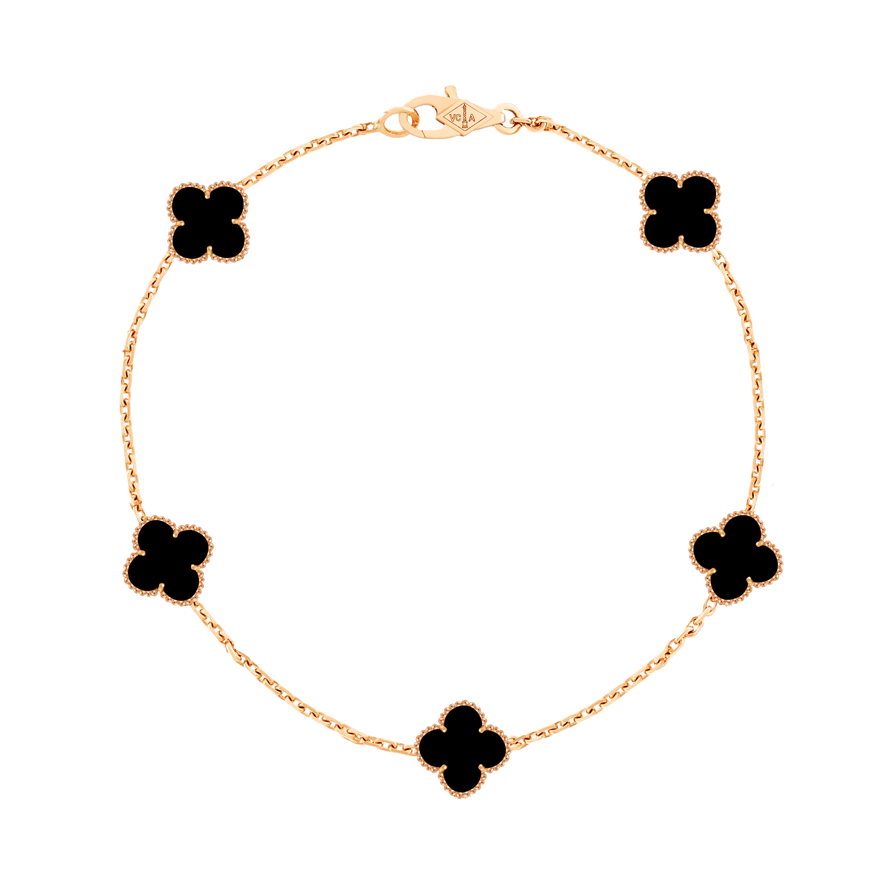VCS036 Mini Van cleef sweet alhambra bracelet 5 motifs - ccjewelryacc