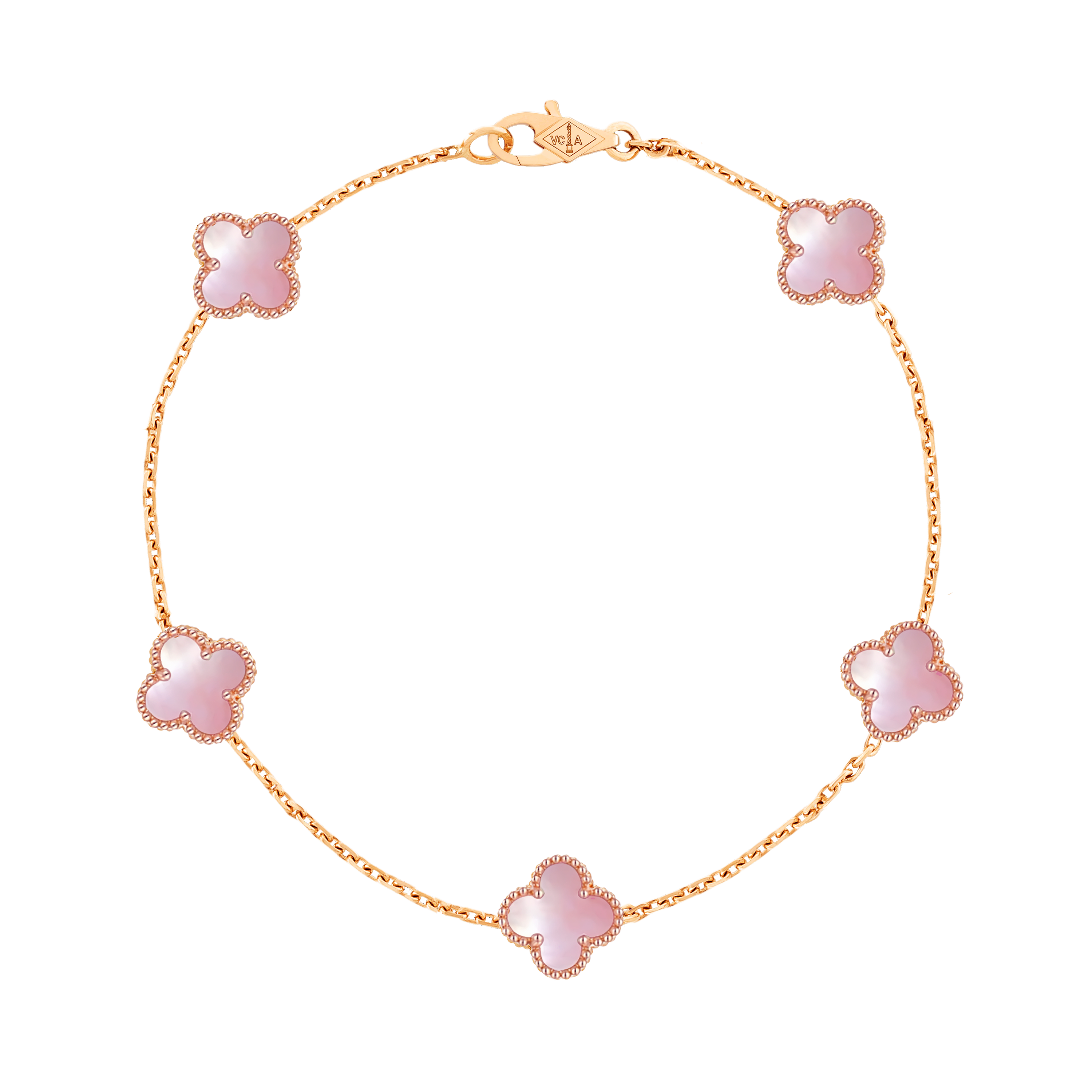 VCS036 Mini Van cleef sweet alhambra bracelet 5 motifs - ccjewelryacc