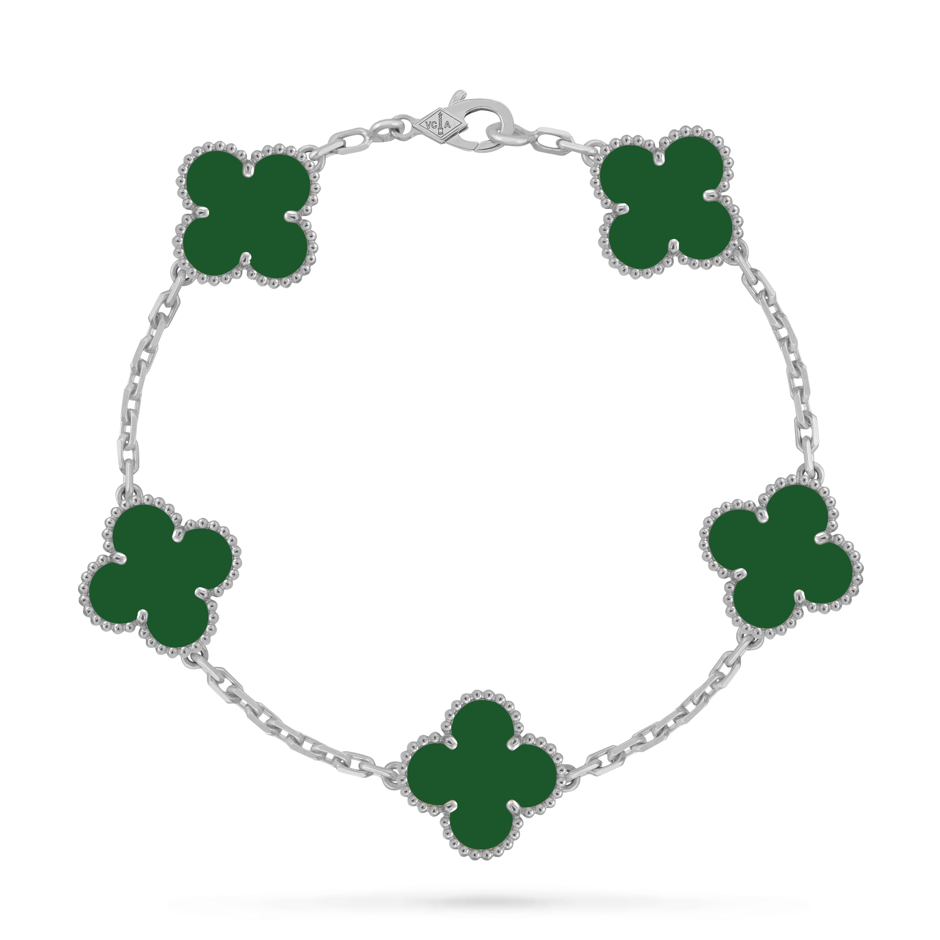 VCS030 Four leaf cover Bracelet 5 motifs Gold/Rose gold/White gold - ccjewelryacc