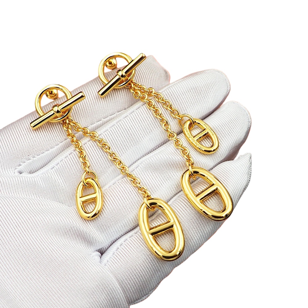 HME011 Designer Pig nose Reponse Drop earrings - ccjewelryacc