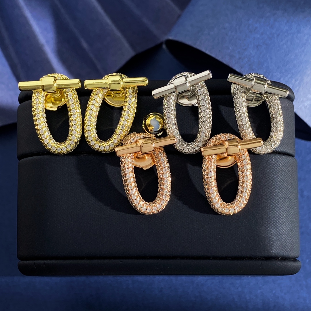 HME005 Hermes Adage pendant earrings - ccjewelryacc