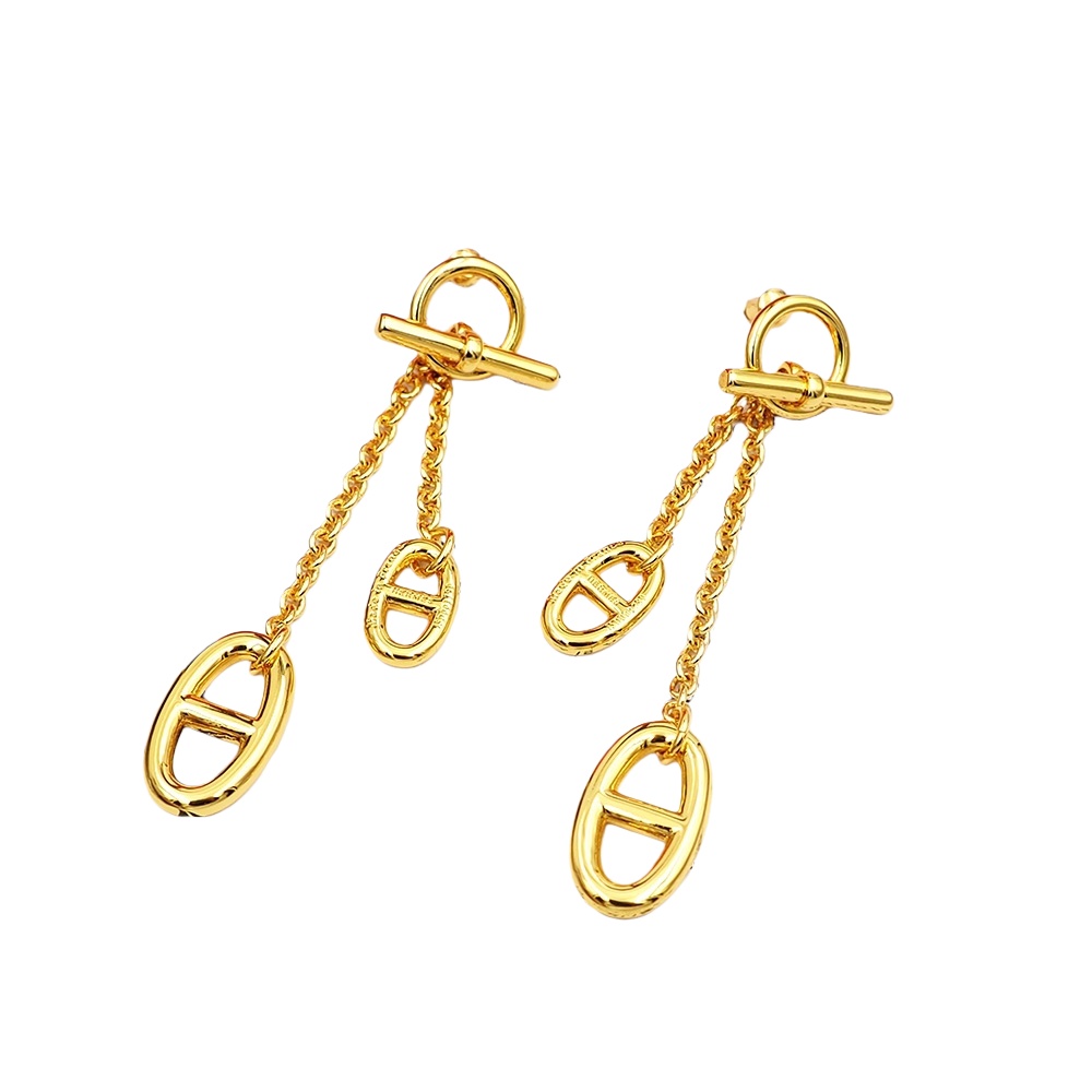 HME011 Designer Pig nose Reponse Drop earrings - ccjewelryacc