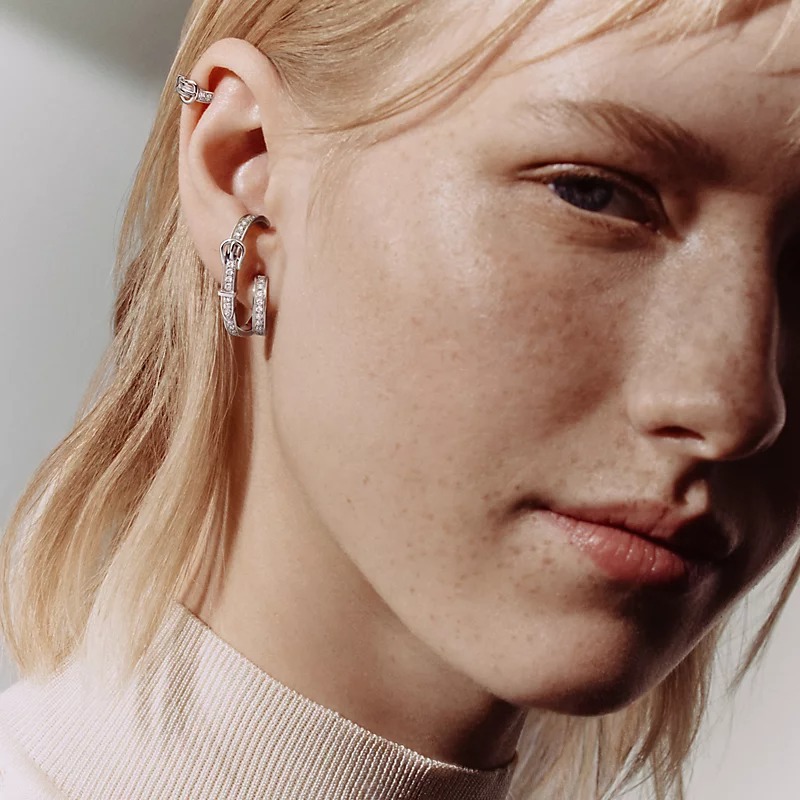 HME014 Hermes Etriviere Pendant earrings, Small - ccjewelryacc