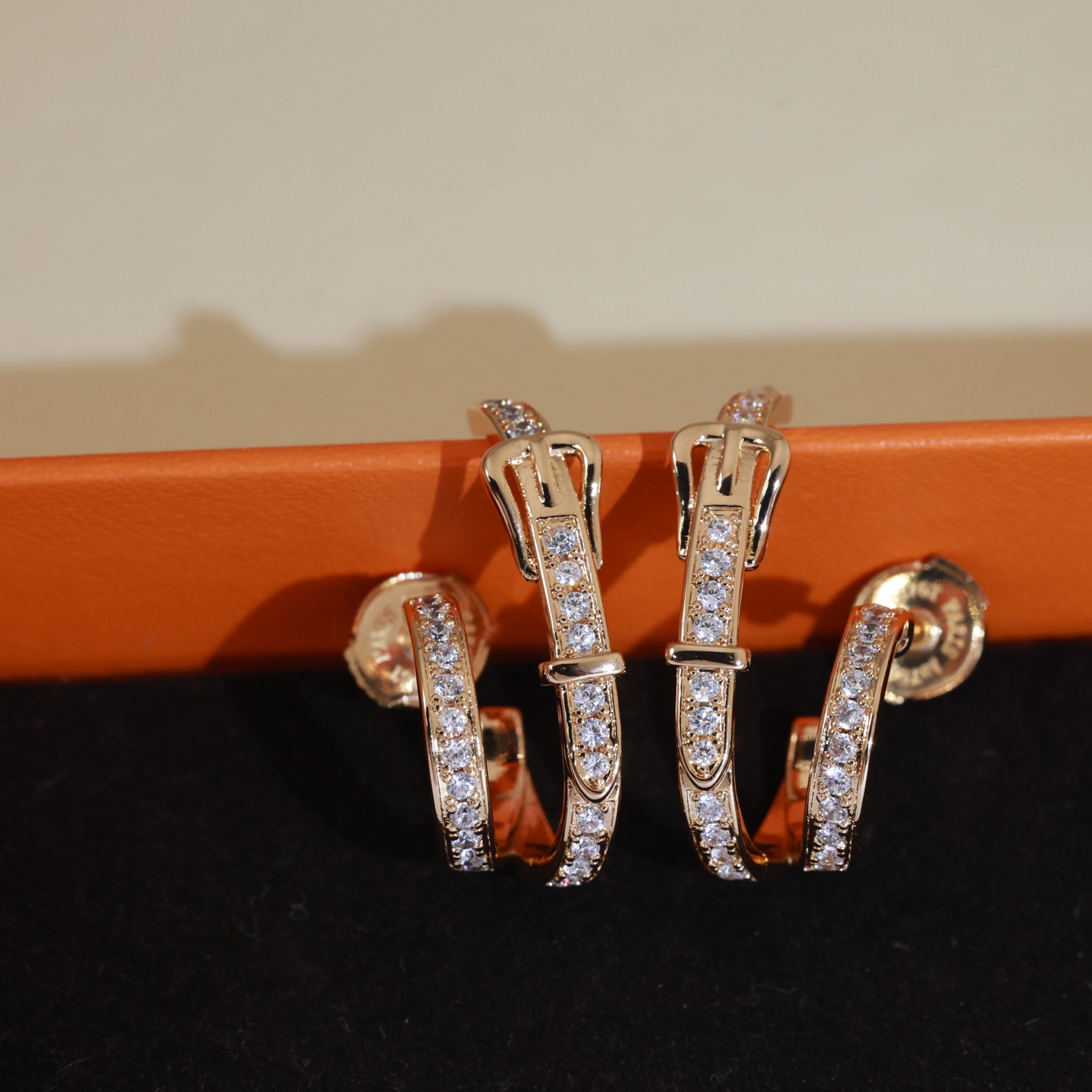 HME014 Hermes Etriviere Pendant earrings, Small - ccjewelryacc