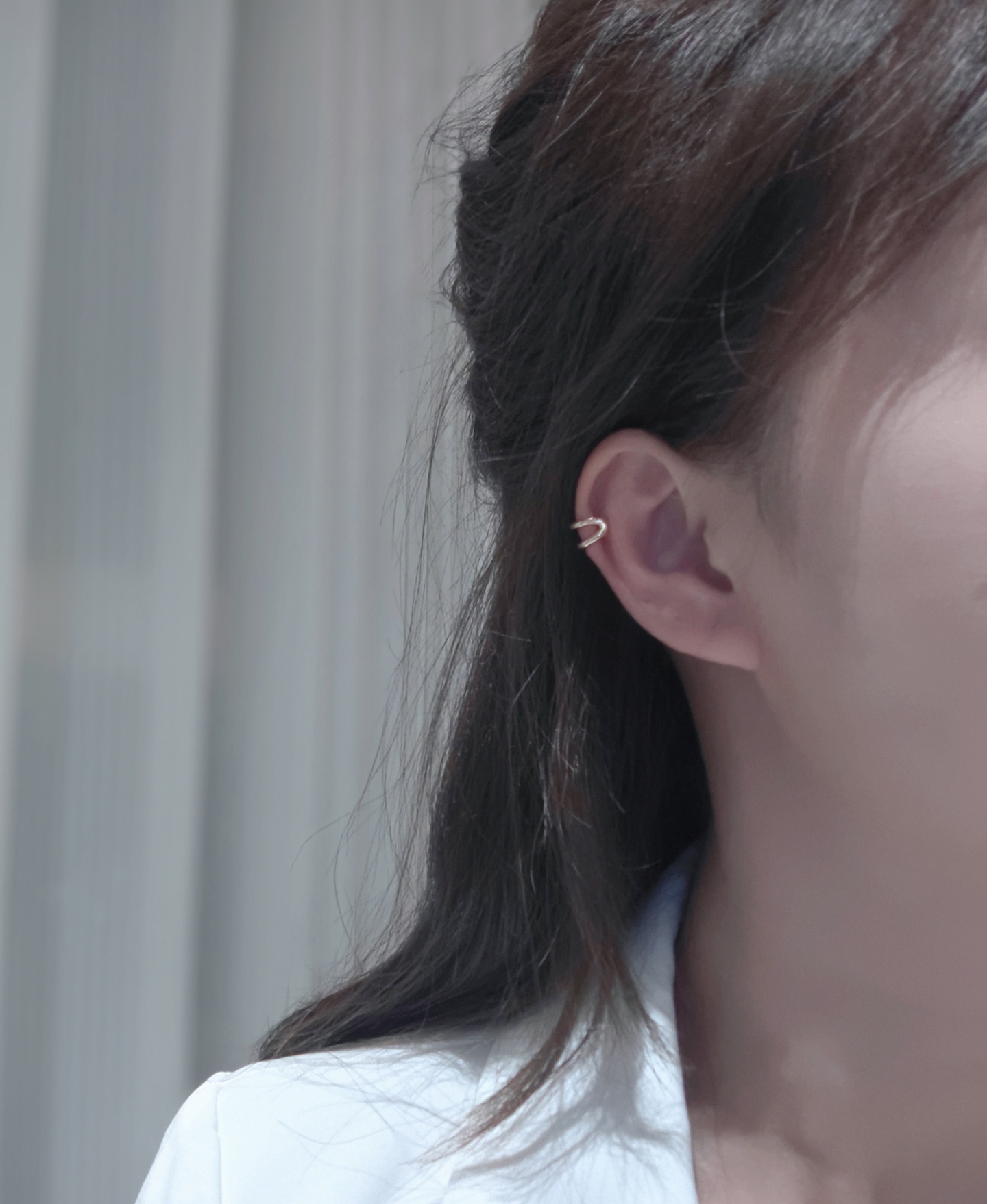 HME016 Hermes Chaine d'ancre Punk Ear cuff - ccjewelryacc