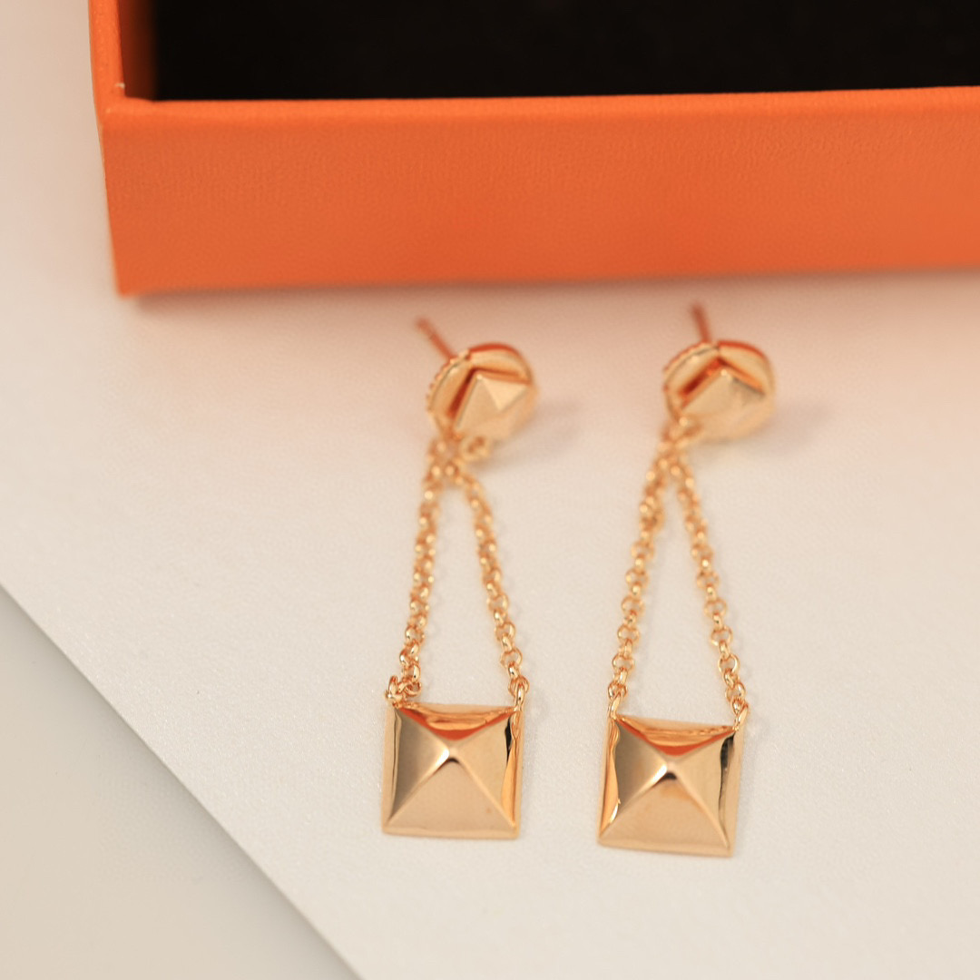 HME018 Hermes Clou d'H pendant earrings - ccjewelryacc