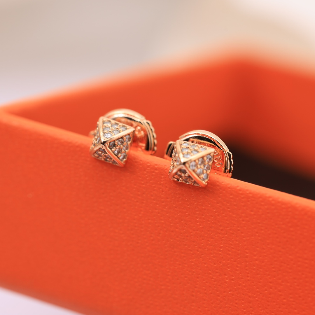 HME025 Hermes Hermès Clou d'H earrings - ccjewelryacc