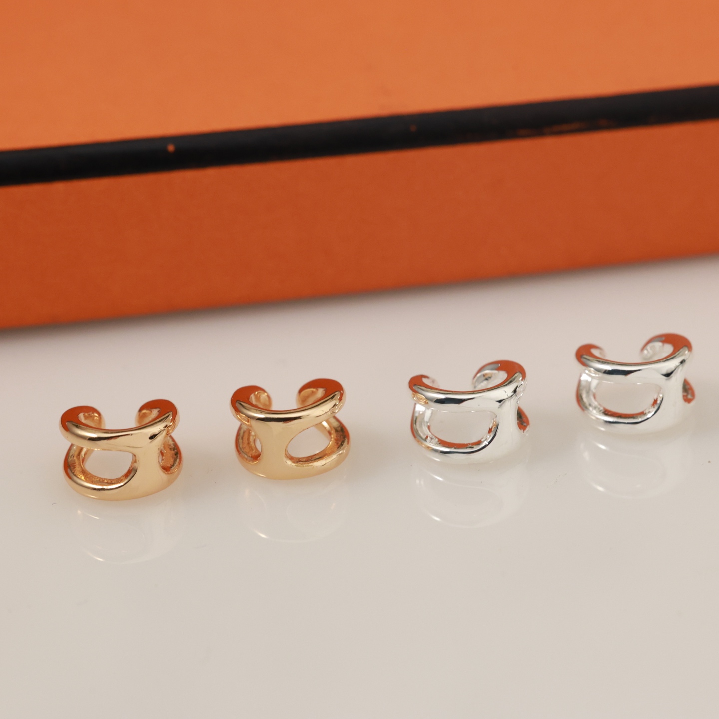 HME016 Hermes Chaine d'ancre Punk Ear cuff - ccjewelryacc