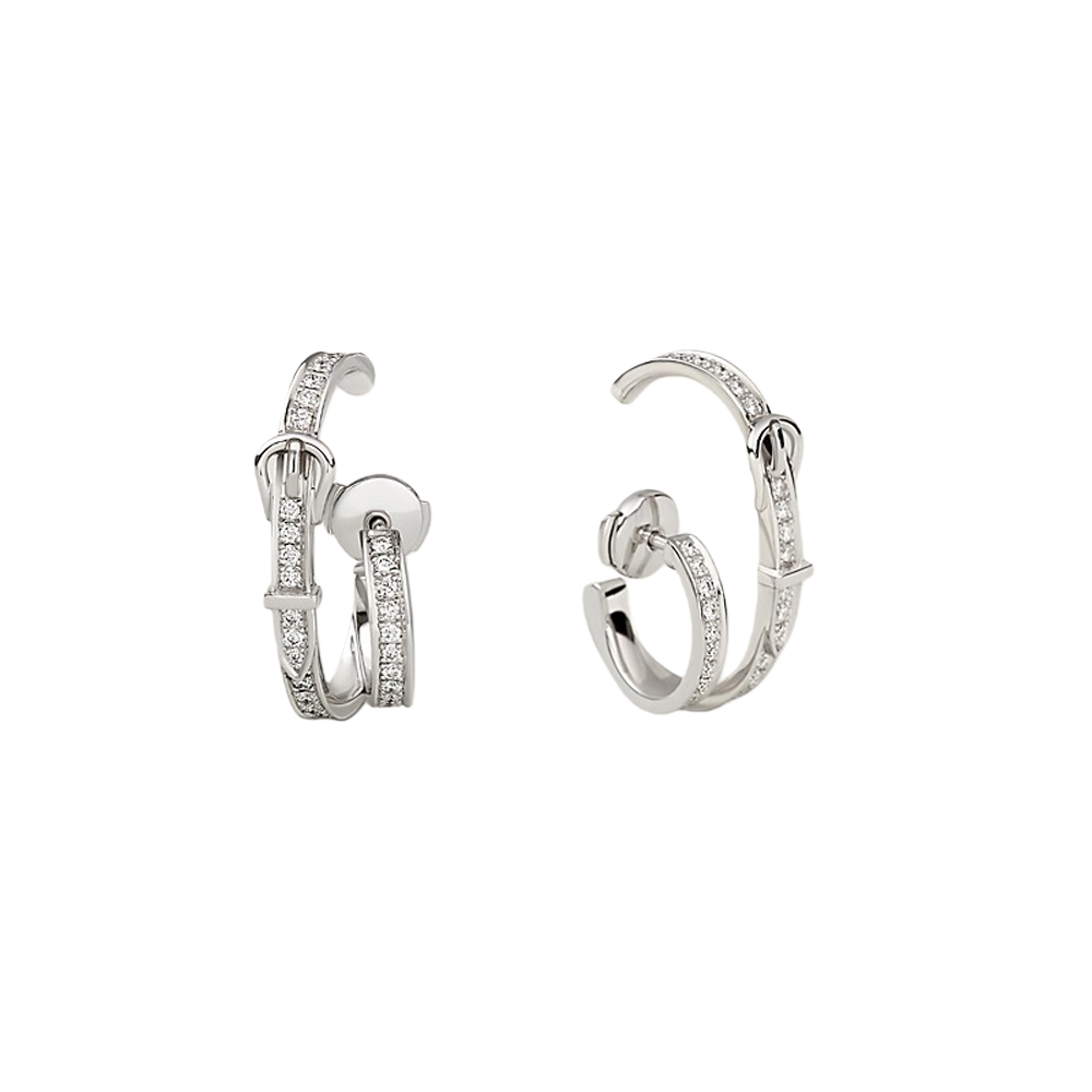 HME014 Hermes Etriviere Pendant earrings, Small - ccjewelryacc