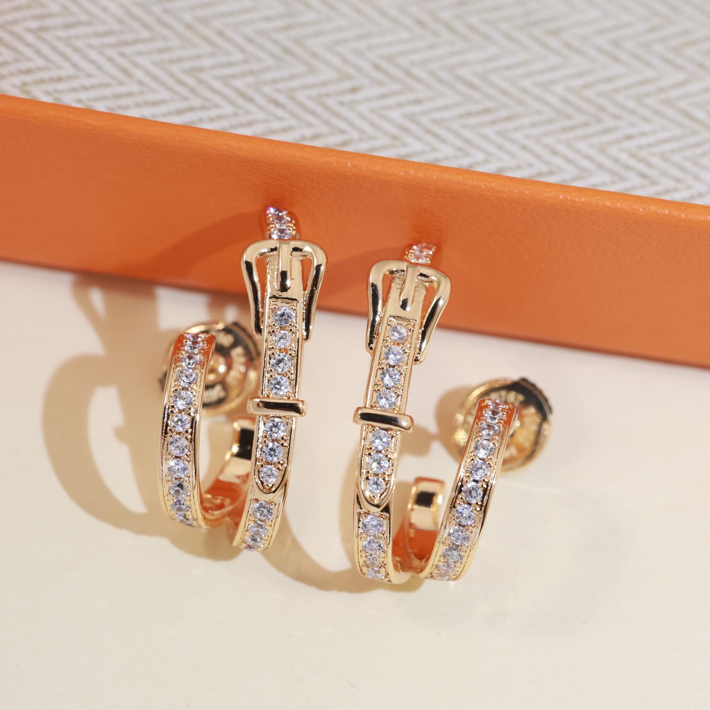 HME014 Hermes Etriviere Pendant earrings, Small - ccjewelryacc