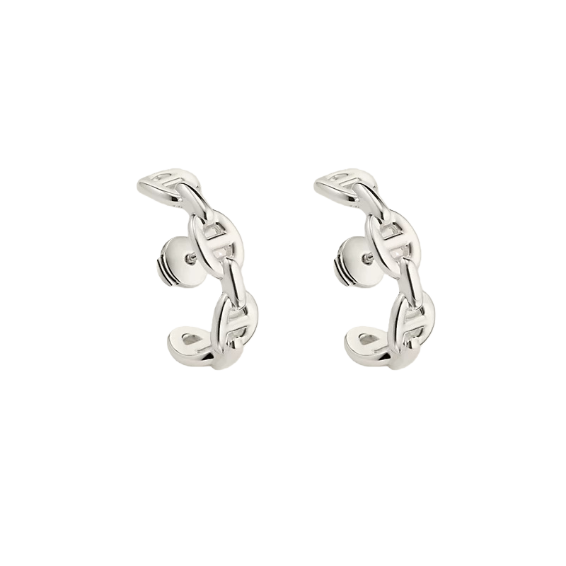 HME015 Hermes Chaine d'ancre Enchainee earrings - ccjewelryacc