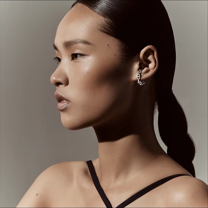 HME015 Hermes Chaine d'ancre Enchainee earrings - ccjewelryacc