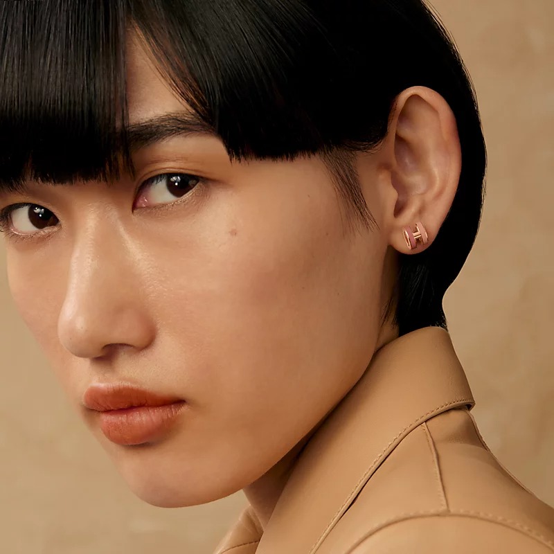 HME028 Hermes Mini Pop H Rocabar earrings - ccjewelryacc