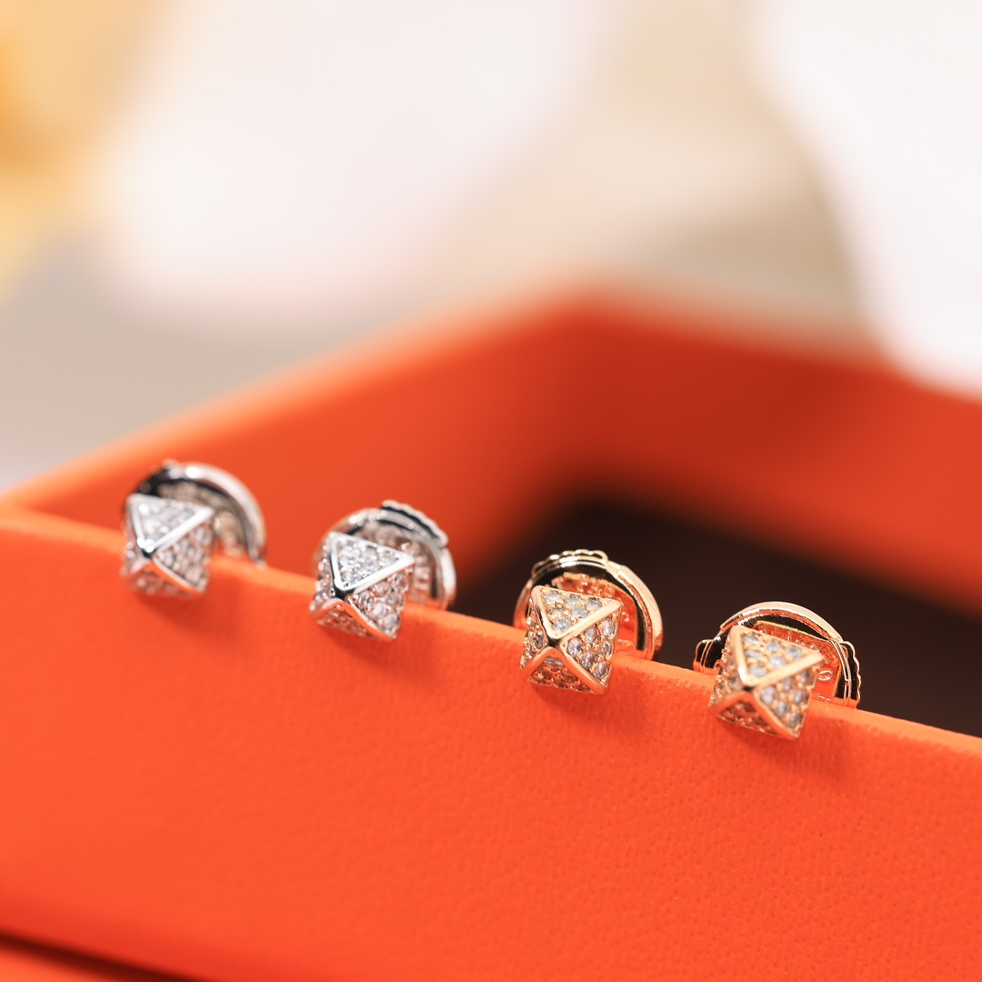 HME025 Hermes Hermès Clou d'H earrings - ccjewelryacc