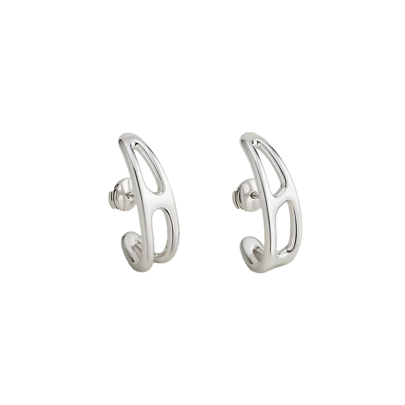 HME017 Hermes Chaine d'ancre Punk stud earrings - ccjewelryacc